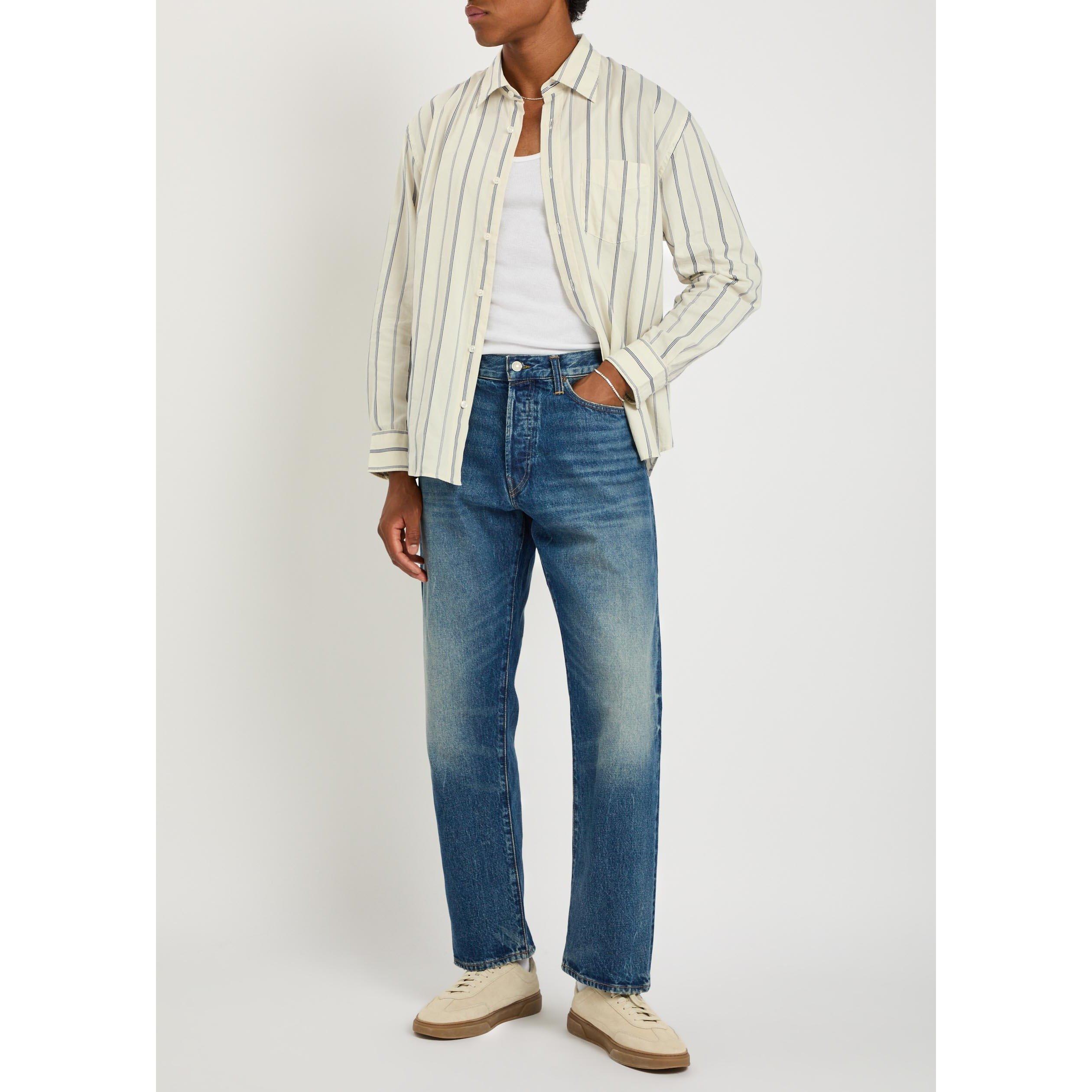 WHITE AND OTHER - Gant - Men's Striped Cotton Long-Sleeve Shirt - 5