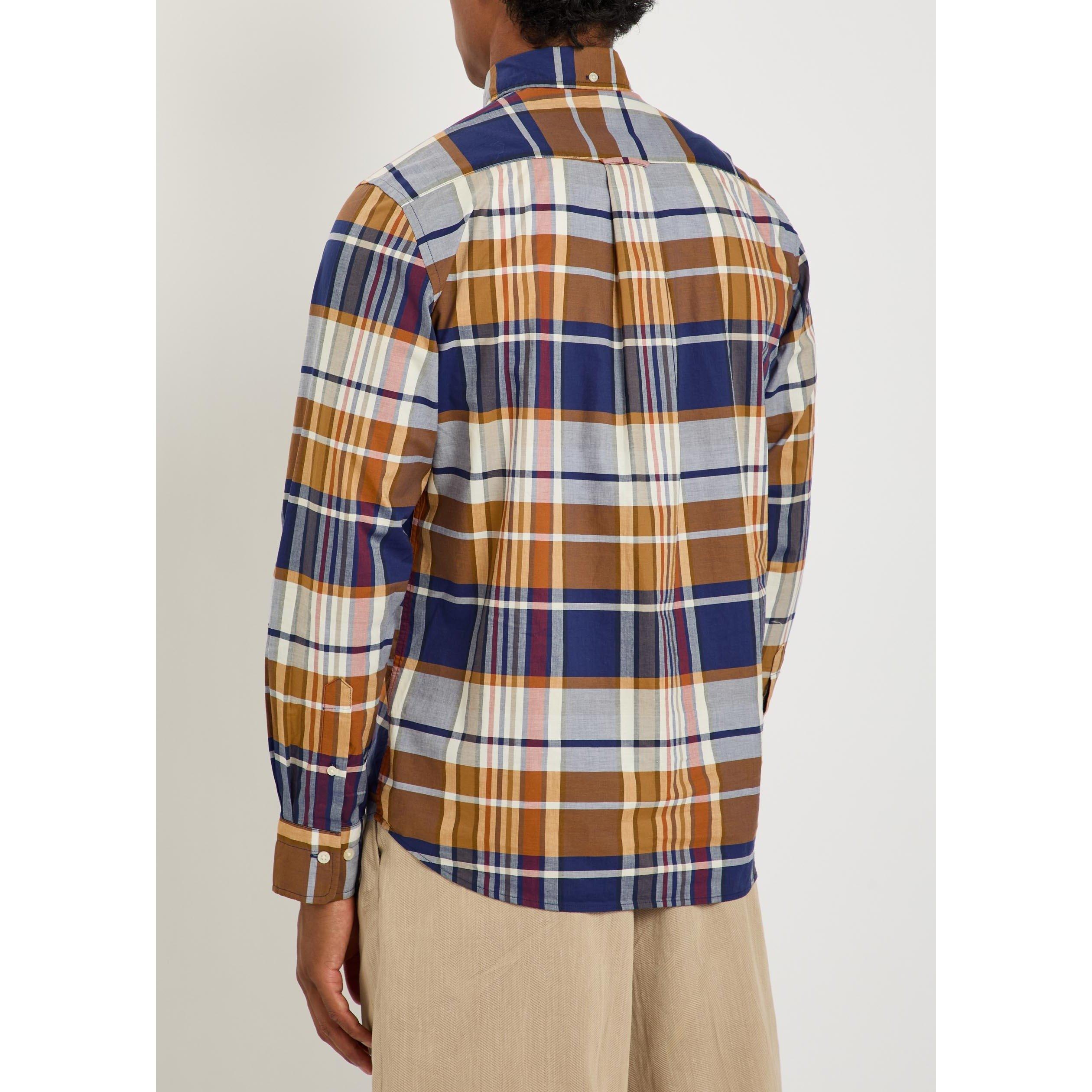 MULTICOLOURED 1 - Gant - Men's Yale Check Cotton Long-Sleeve Shirt - 3