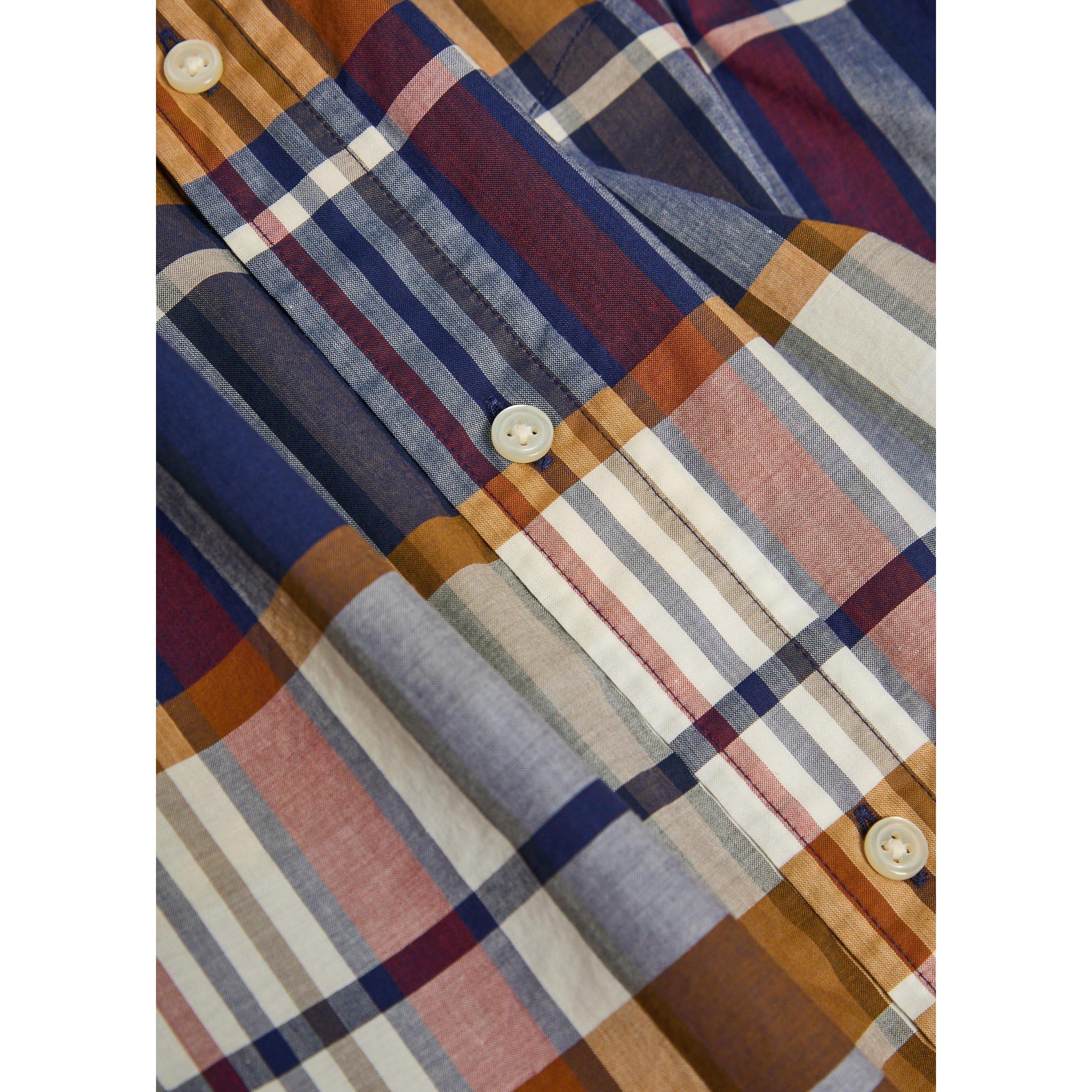 MULTICOLOURED 1 - Gant - Men's Yale Check Cotton Long-Sleeve Shirt - 4