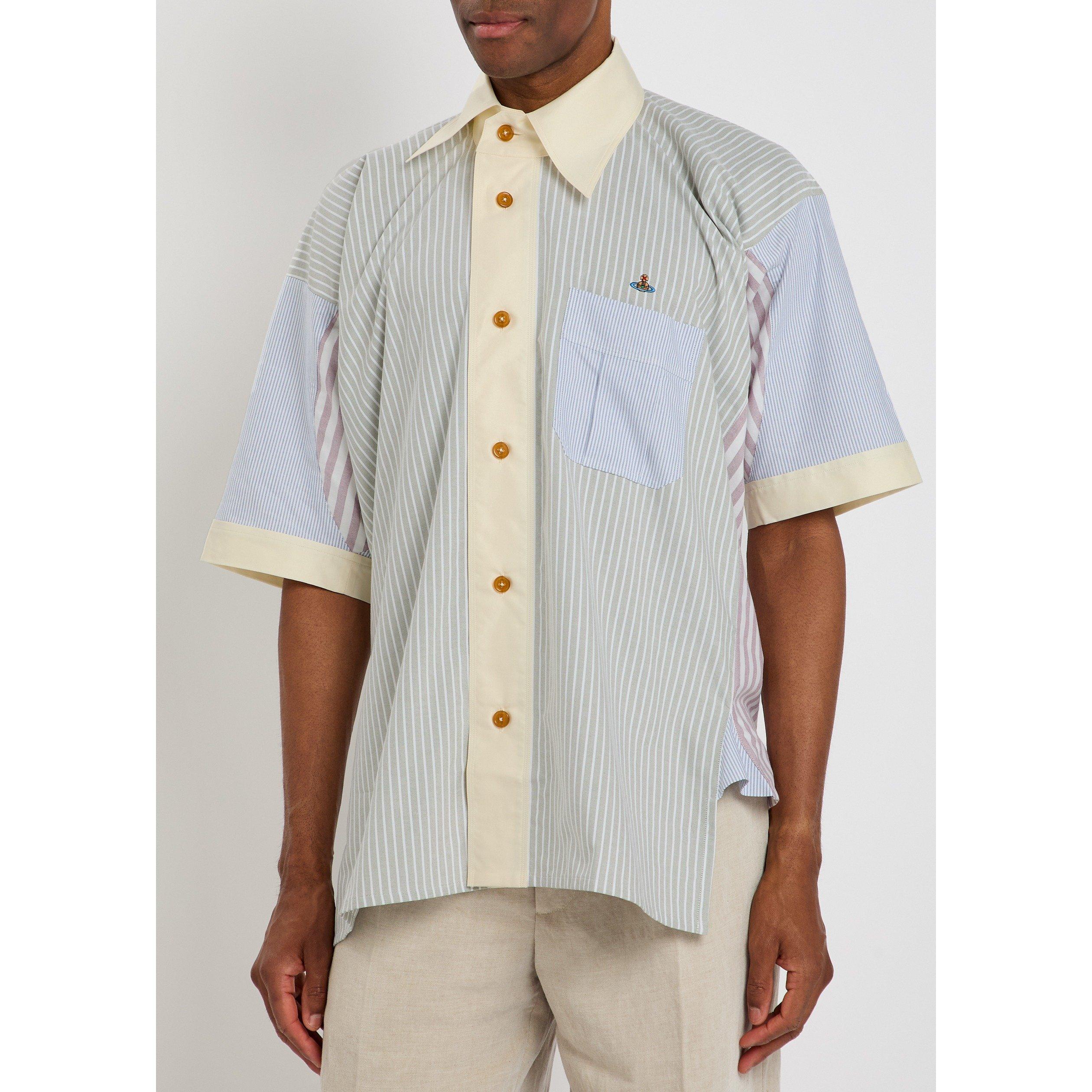 STRIPE - Vivienne Westwood - VW ASSYMETRIC COLLAR SHIRT - 2