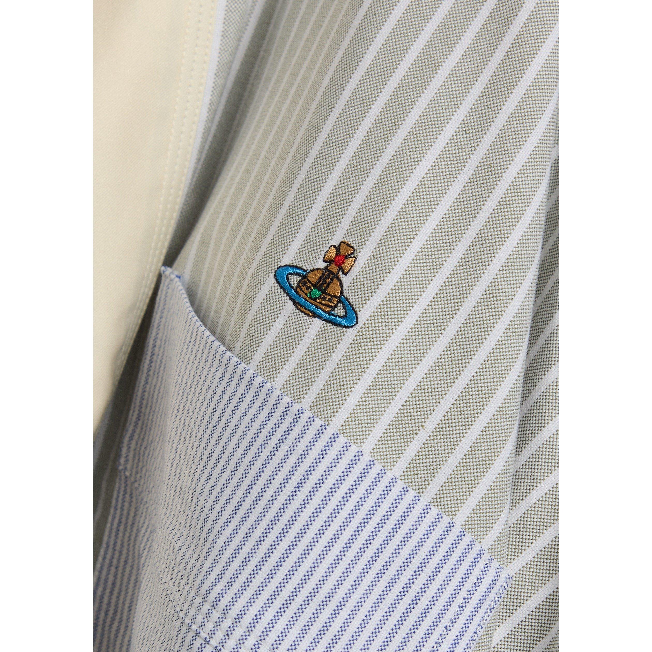 STRIPE - Vivienne Westwood - VW ASSYMETRIC COLLAR SHIRT - 4