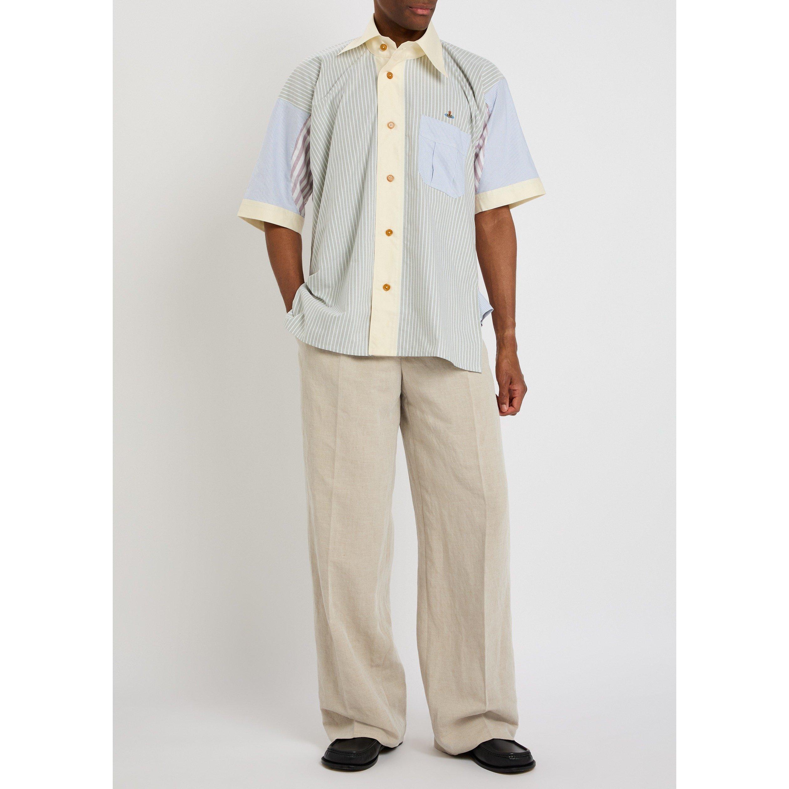 STRIPE - Vivienne Westwood - VW ASSYMETRIC COLLAR SHIRT - 5
