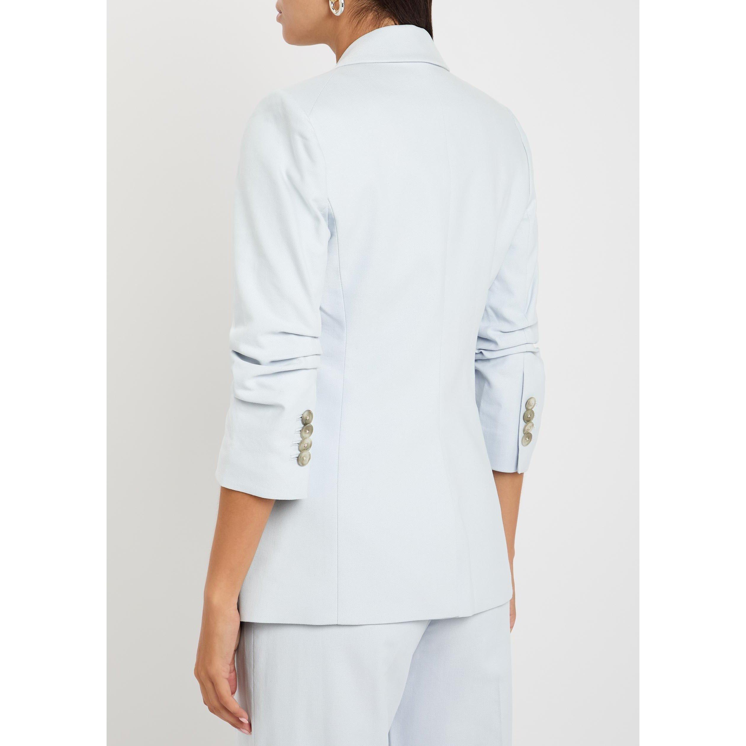 LIGHT BLUE - Veronica Beard - Women's Tomi Dickey Cotton Blazer - 2