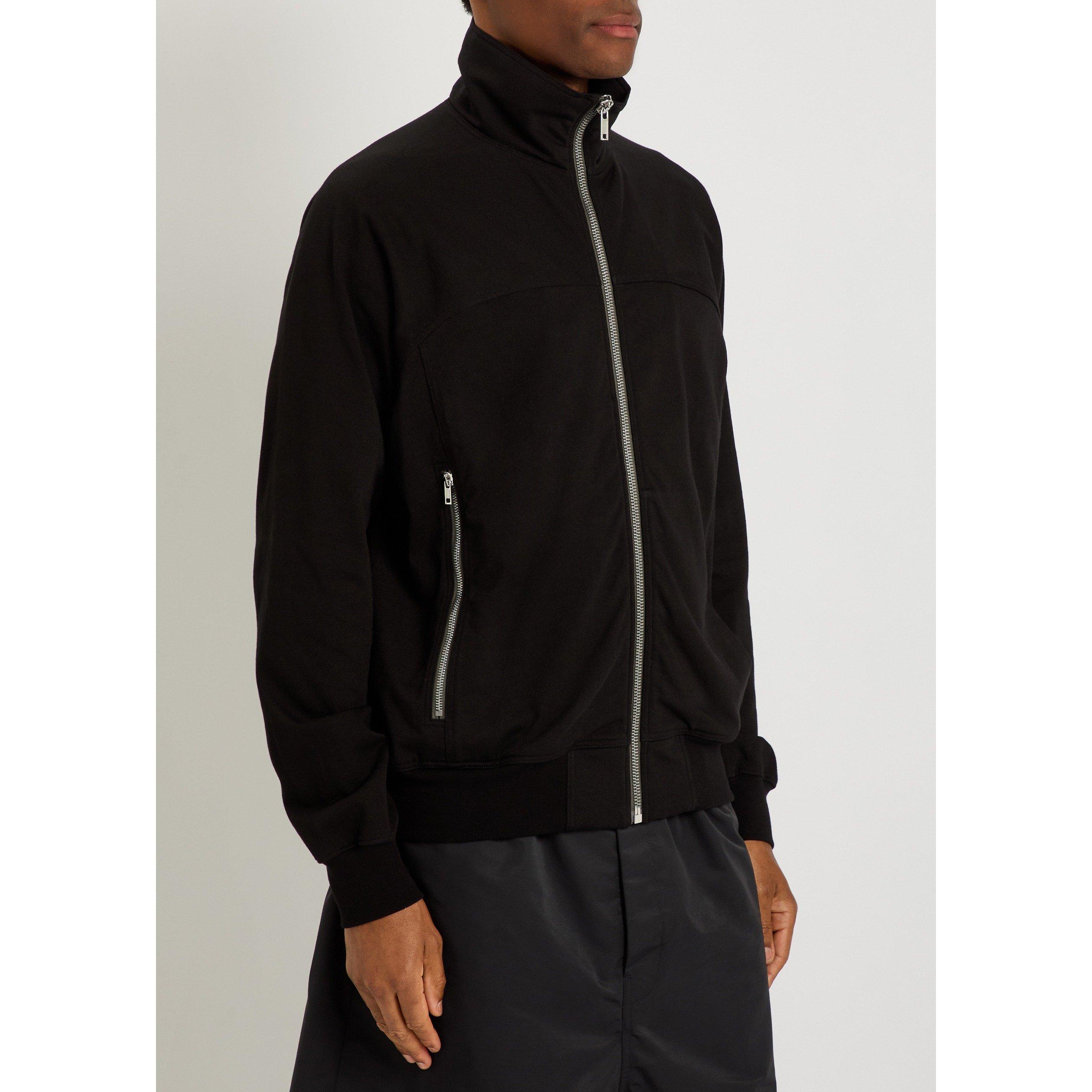 BLACK - Rick Owens - Men's Zip-Through Cotton Tracksuit Top - 2