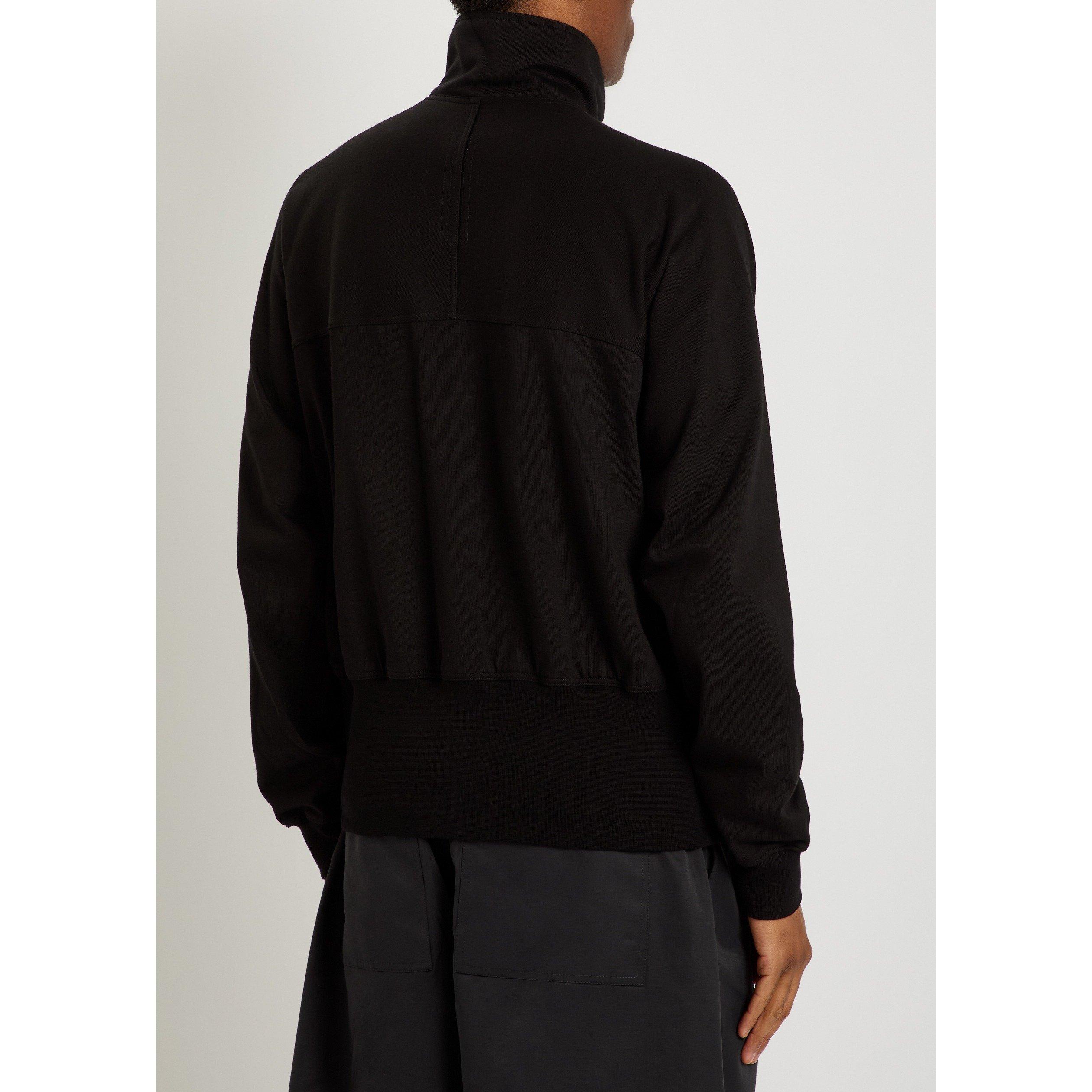 BLACK - Rick Owens - Men's Zip-Through Cotton Tracksuit Top - 3