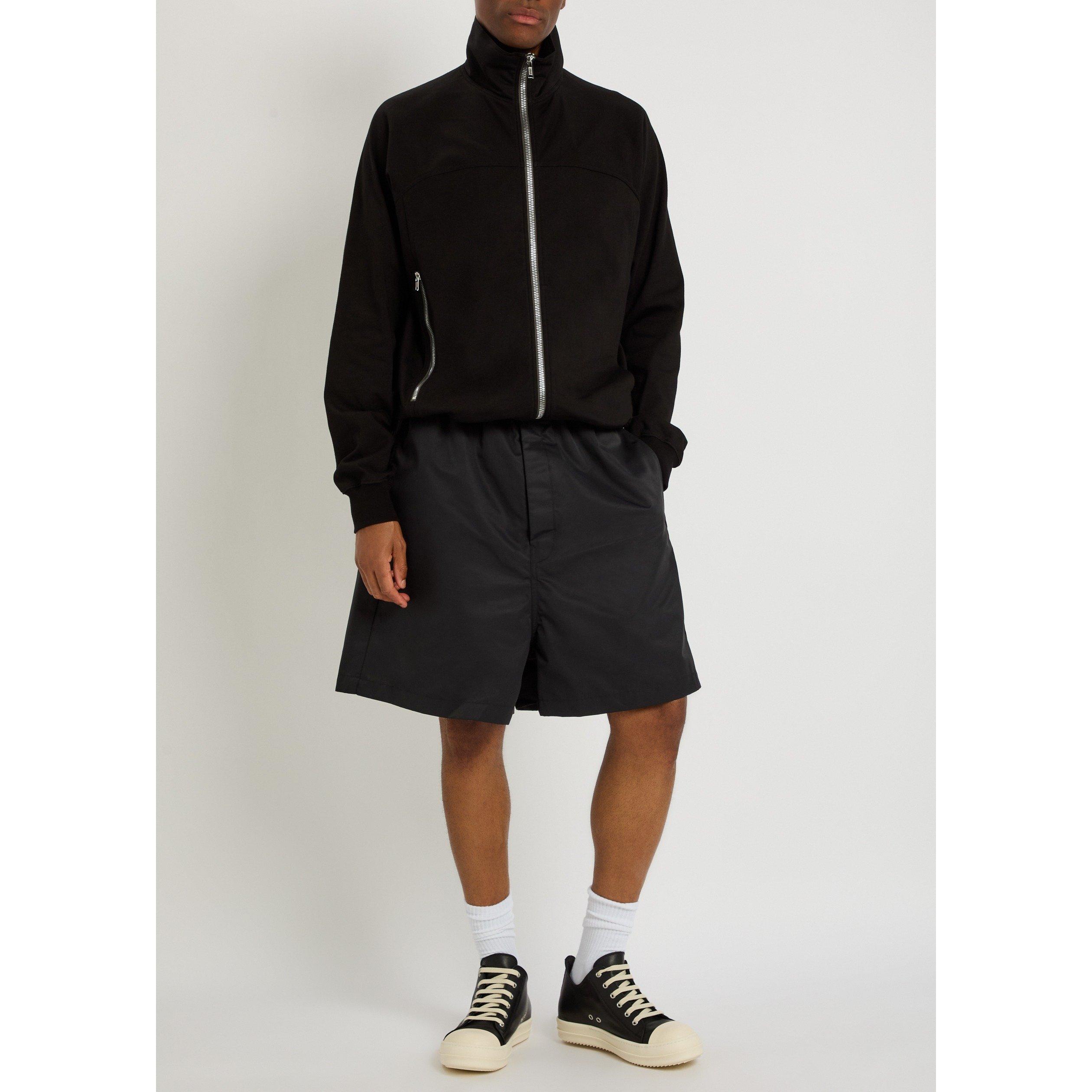BLACK - Rick Owens - Men's Zip-Through Cotton Tracksuit Top - 5