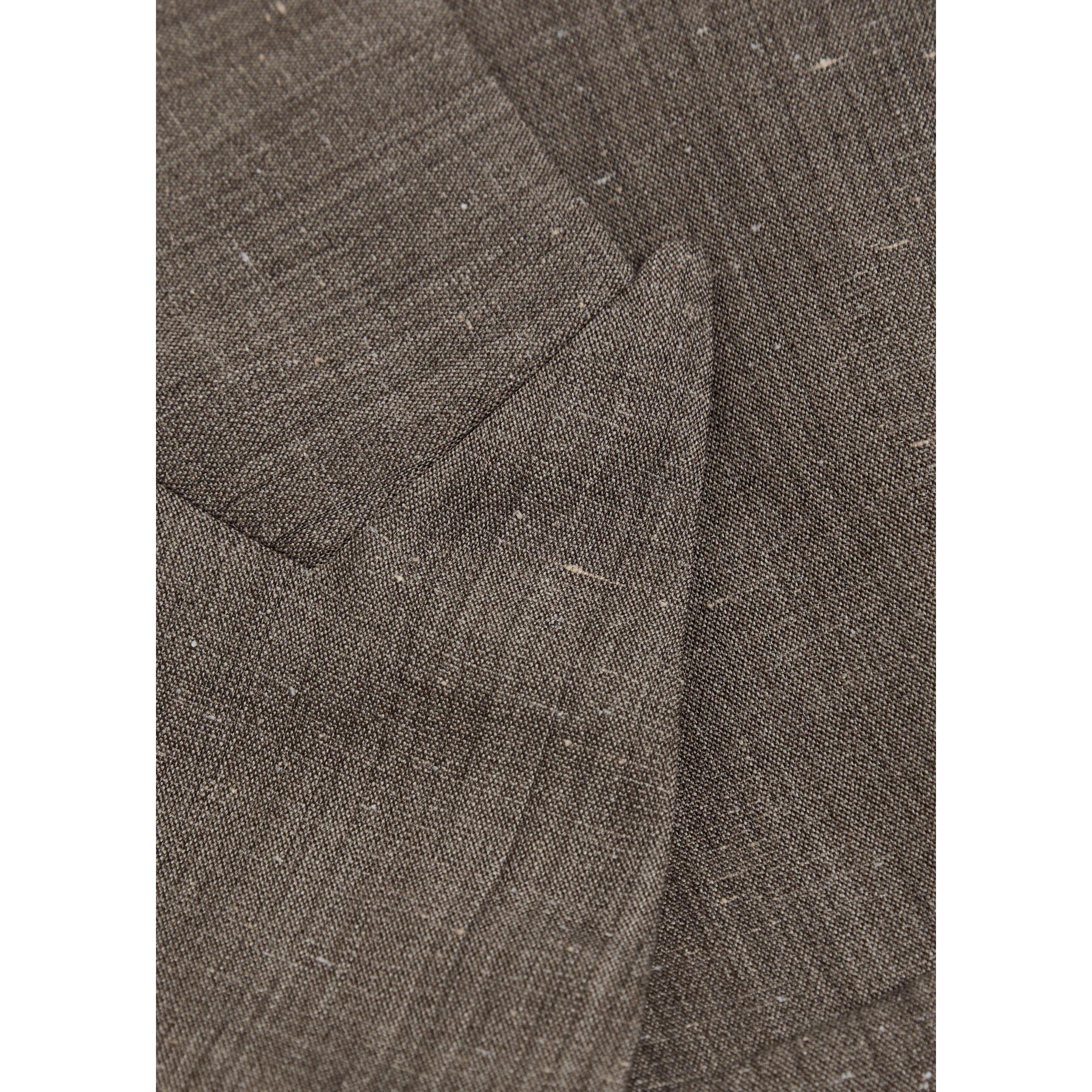 BROWN - Rohe - Women's Hourglass Wool Blazer - 4