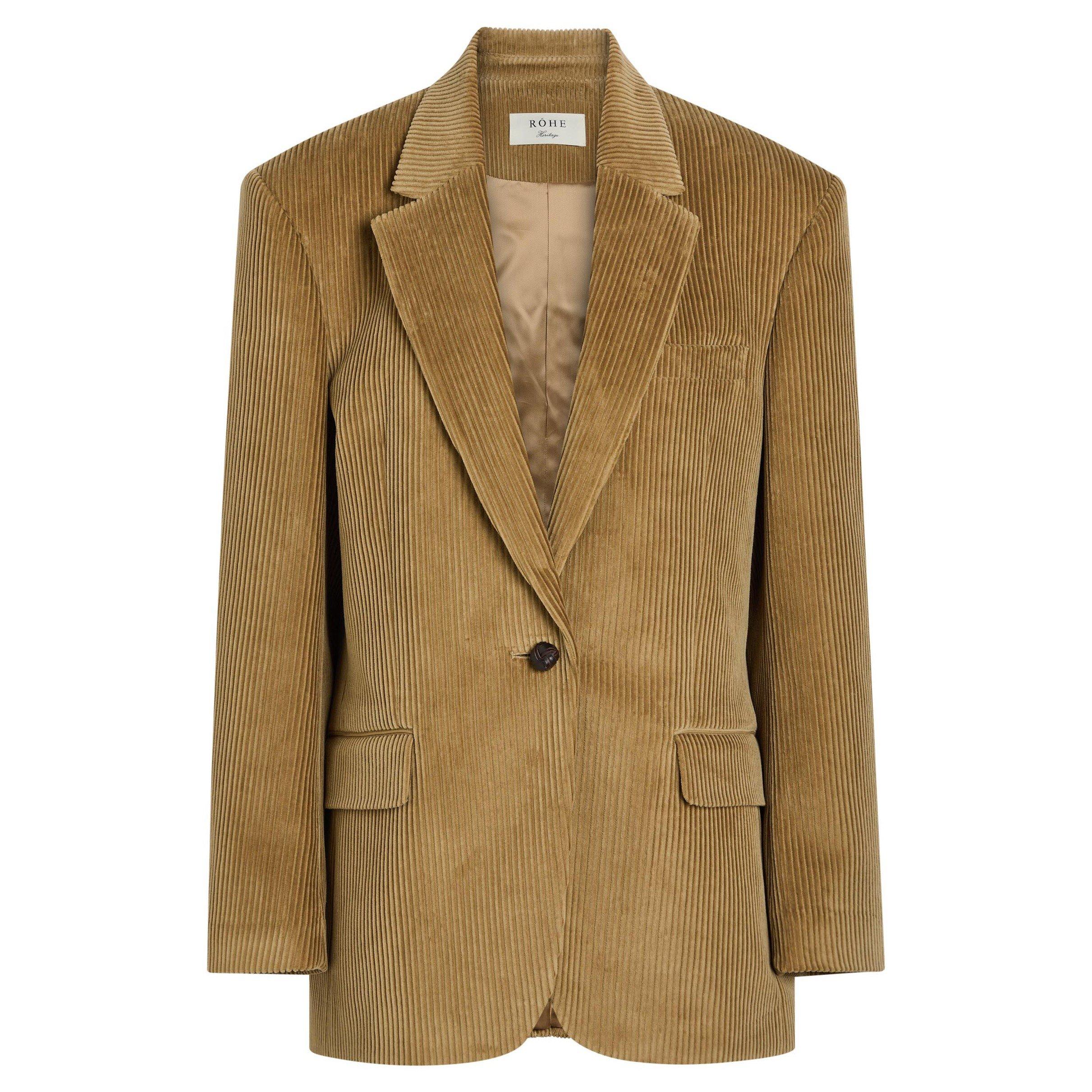 BEIGE - Rohe - OVERSIZED CORDUROY BLAZER JACK - 1