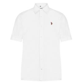 US Polo Assn US Polo Oxford Short Sleeve Shirt Mens