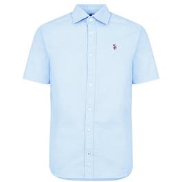 US Polo Assn US Polo Oxford Short Sleeve Shirt Mens