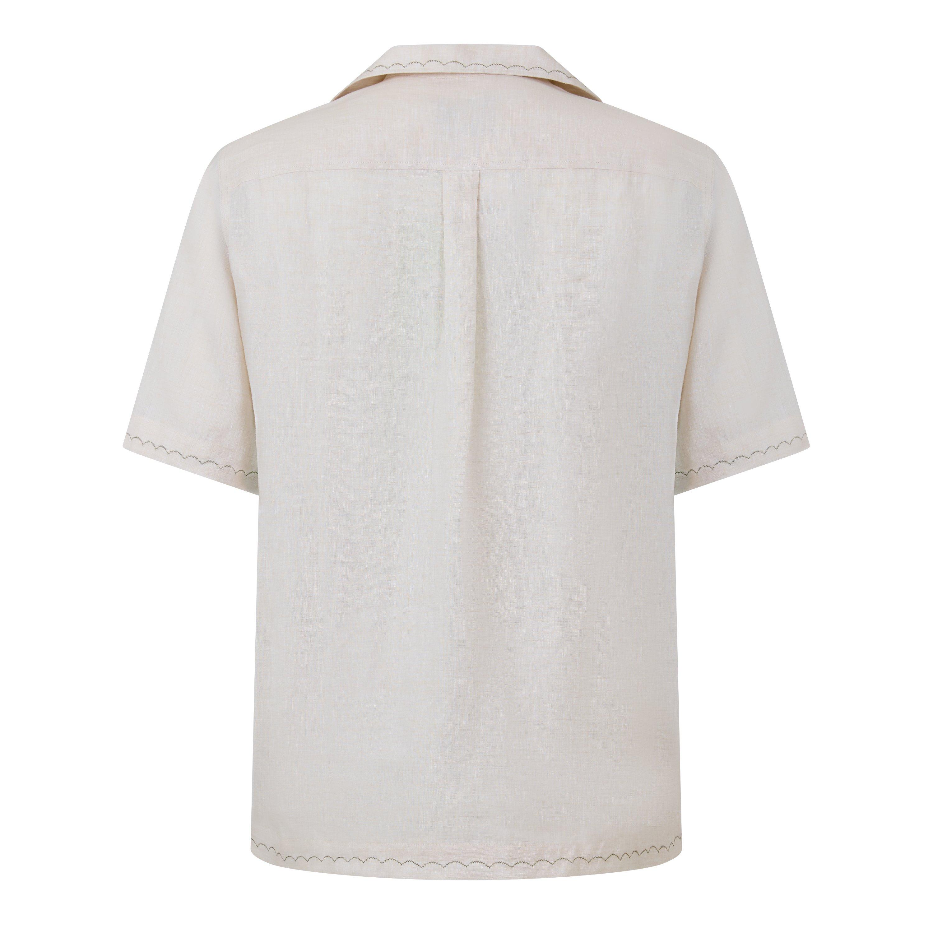 CREAM - Frescobol Carioca - FRESC Alves Palm Embr SS - 2