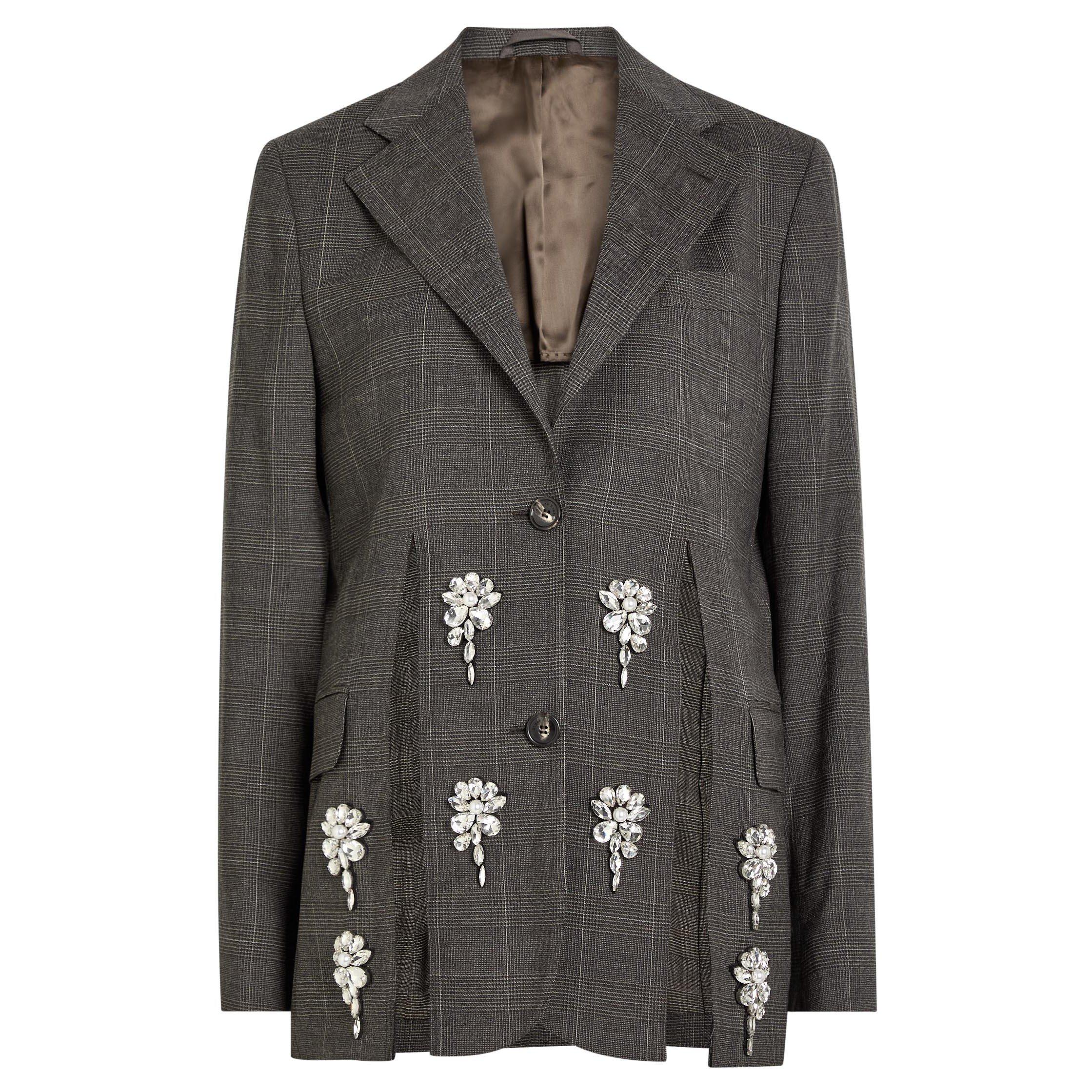 Simone Rocha HEM SLICE JACKET W/ EMB