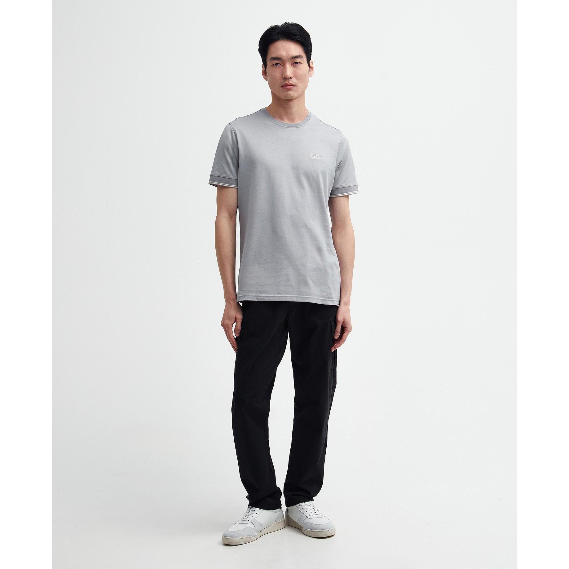 Grey GY12 - Barbour International - Philip Tipped T-Shirt - 2
