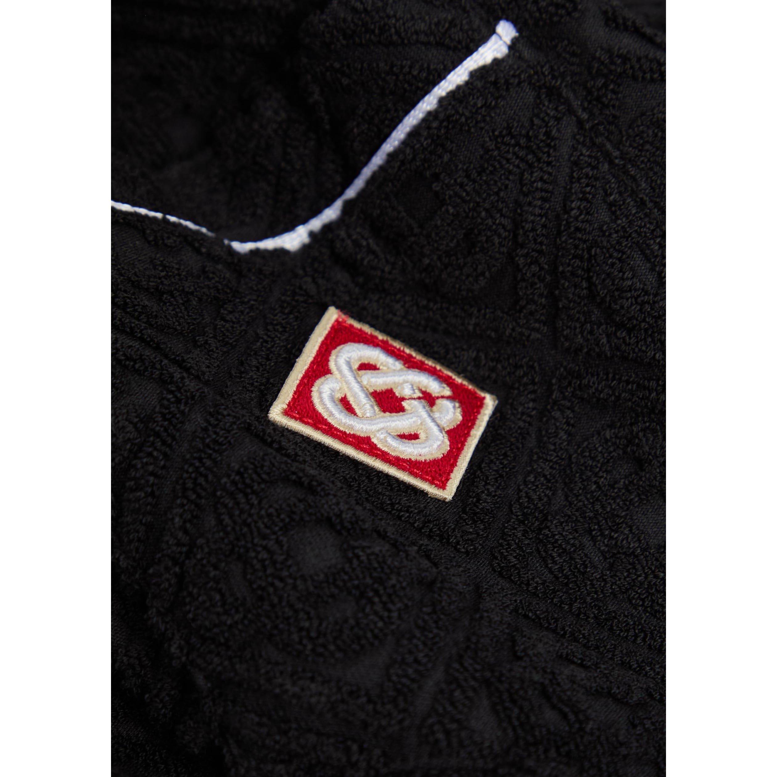 BLACK - Casablanca - CASA TOWELLING MONOGRAM SHIRT - 4