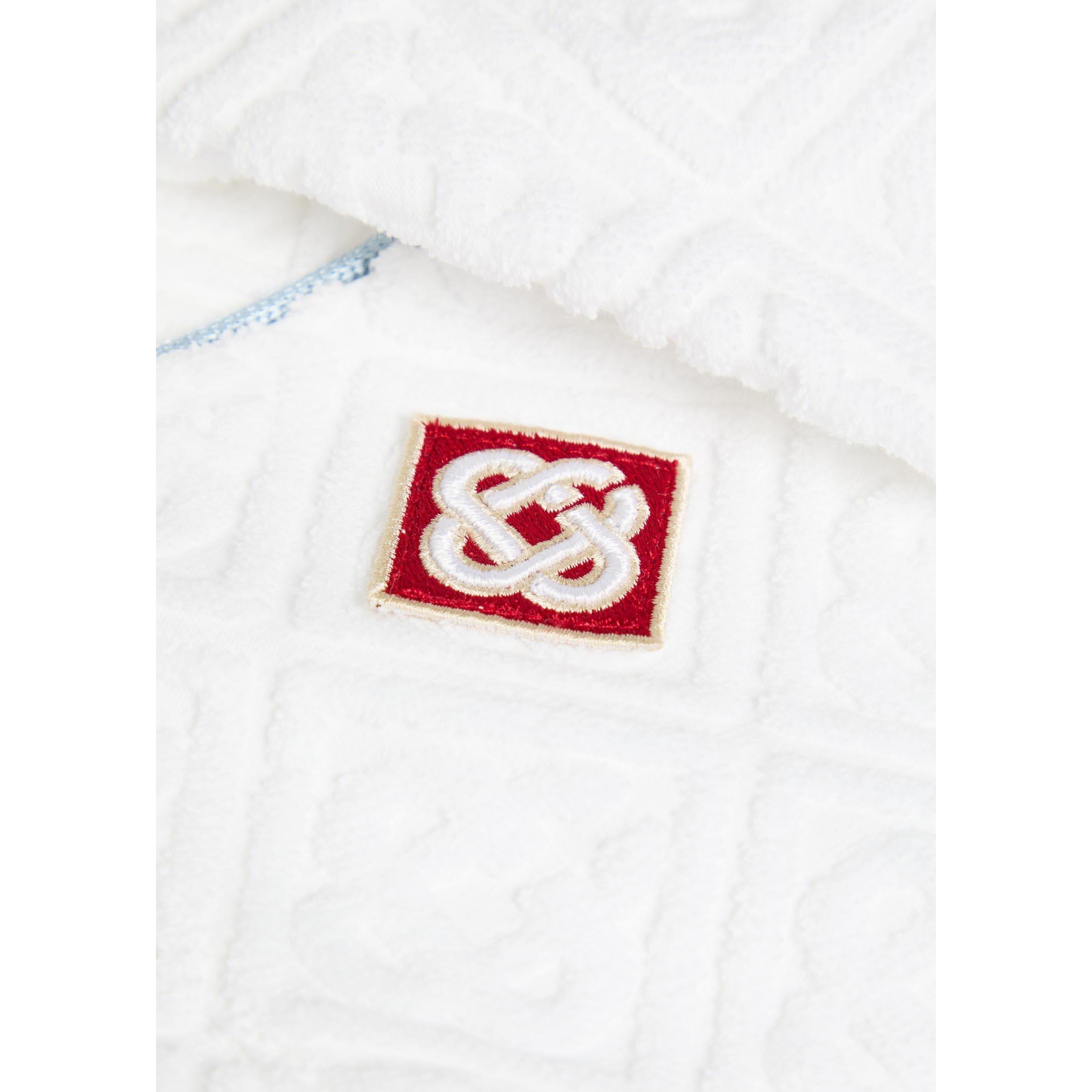 WHITE - Casablanca - CASA TOWELLING MONOGRAM SHIRT - 4