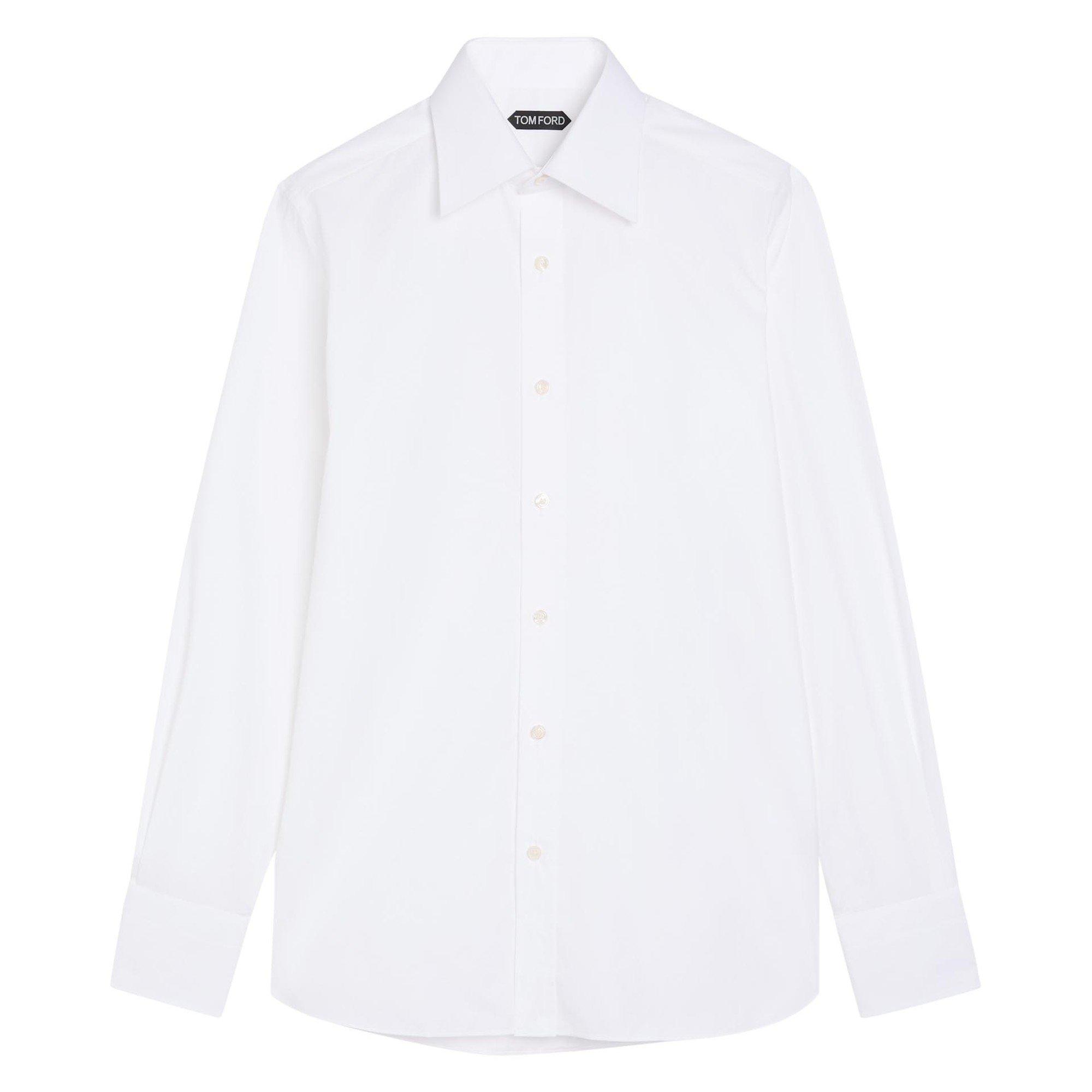 WHITE - Tom Ford - TF poplin slim fit shirt