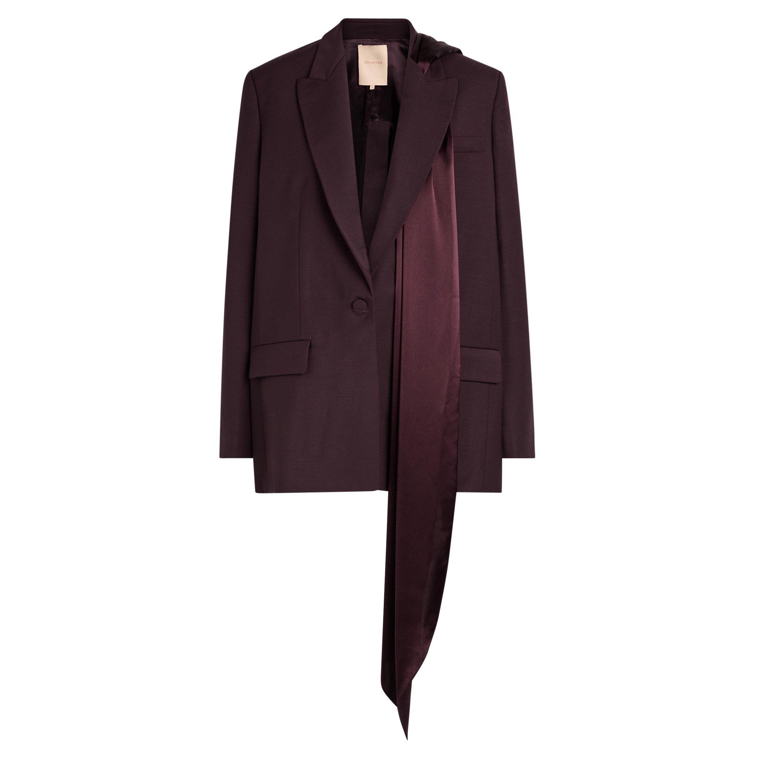 BURGUNDY - Roksanda Ilincic - ISABEL JACKET - 1
