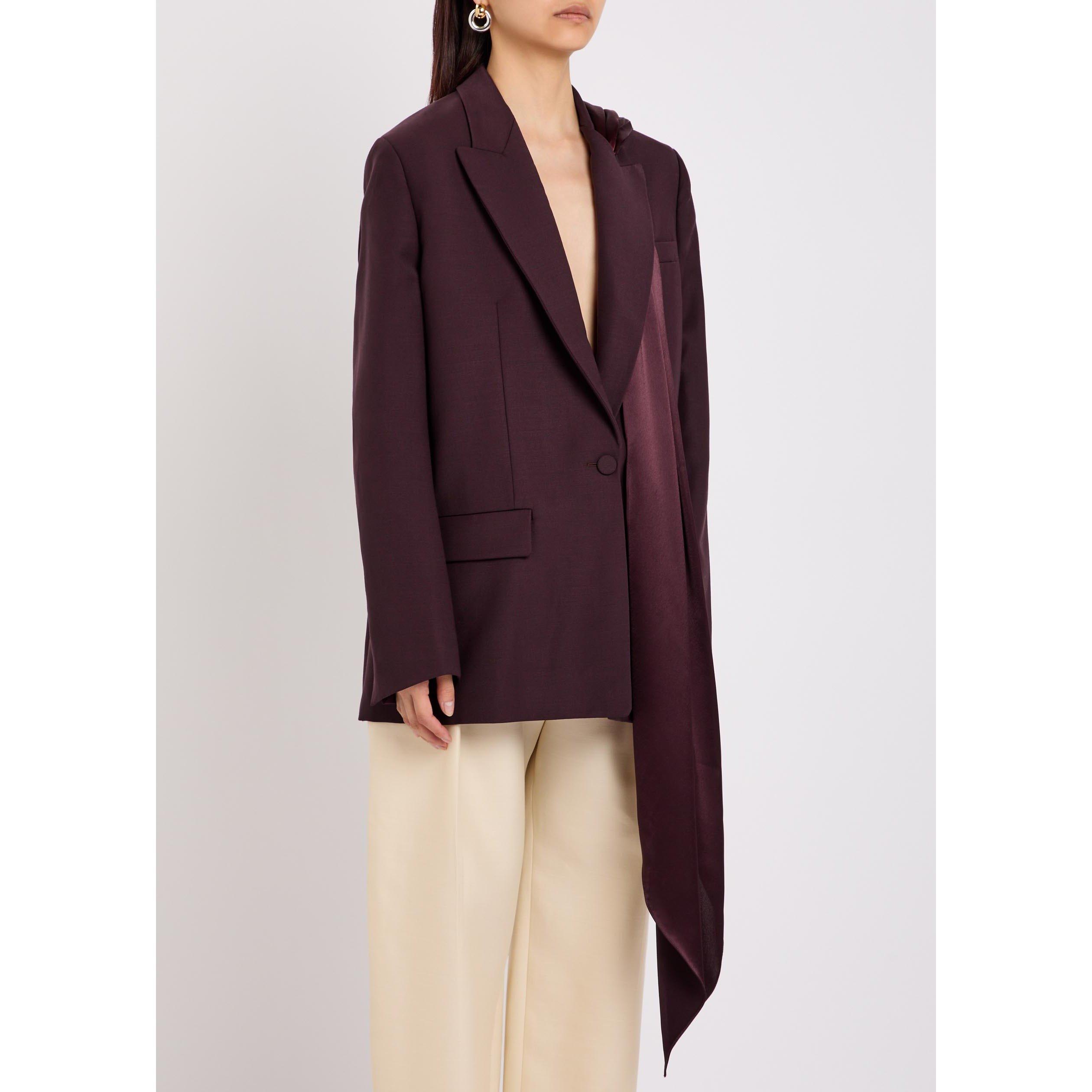 BURGUNDY - Roksanda Ilincic - ISABEL JACKET - 2