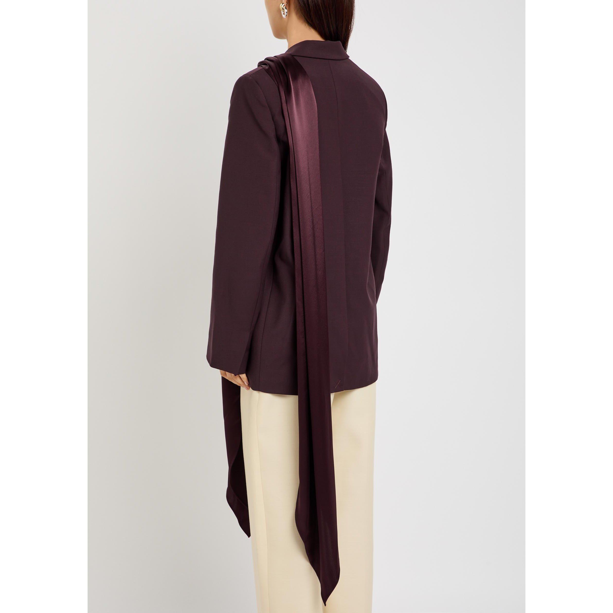 BURGUNDY - Roksanda Ilincic - ISABEL JACKET - 3