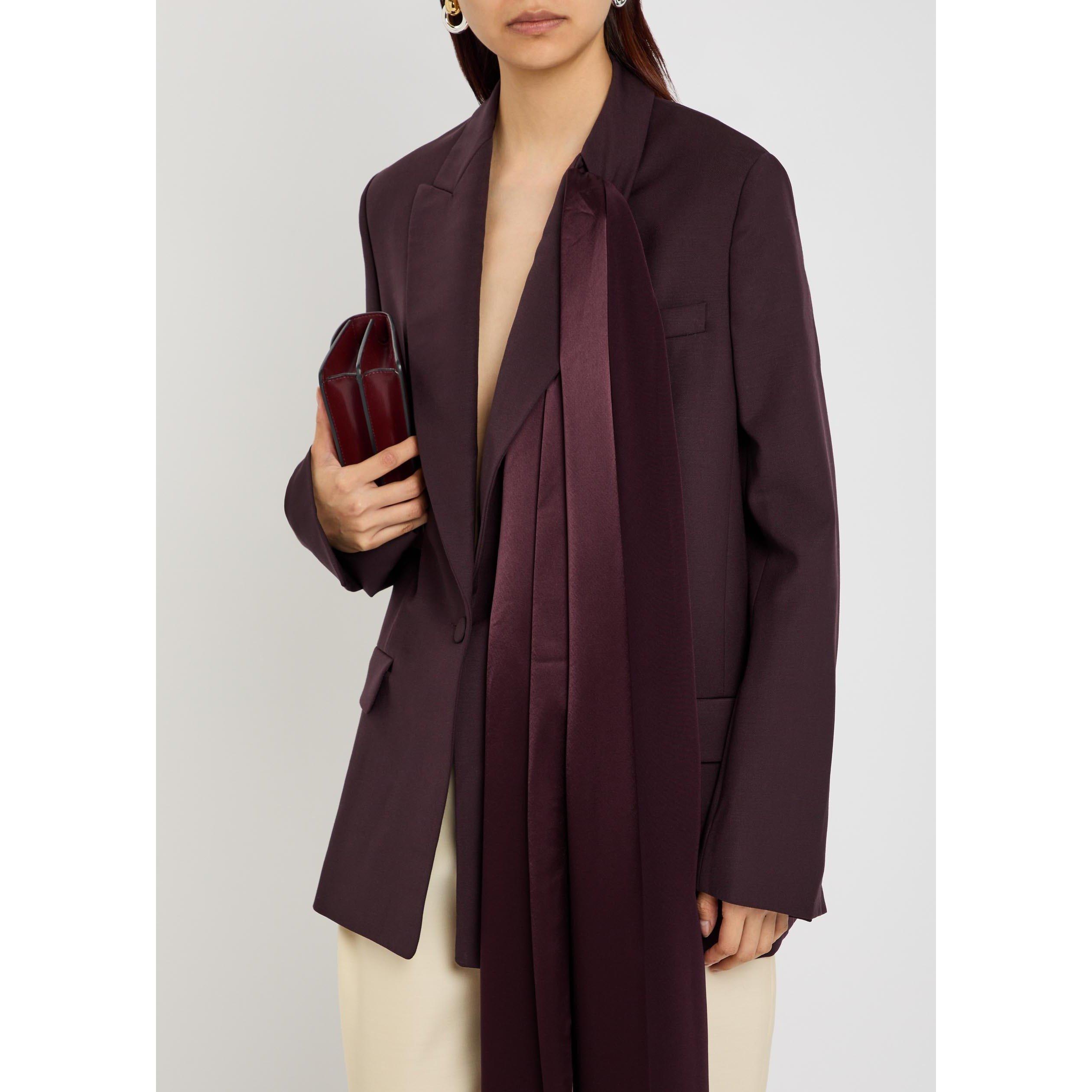 BURGUNDY - Roksanda Ilincic - ISABEL JACKET - 4