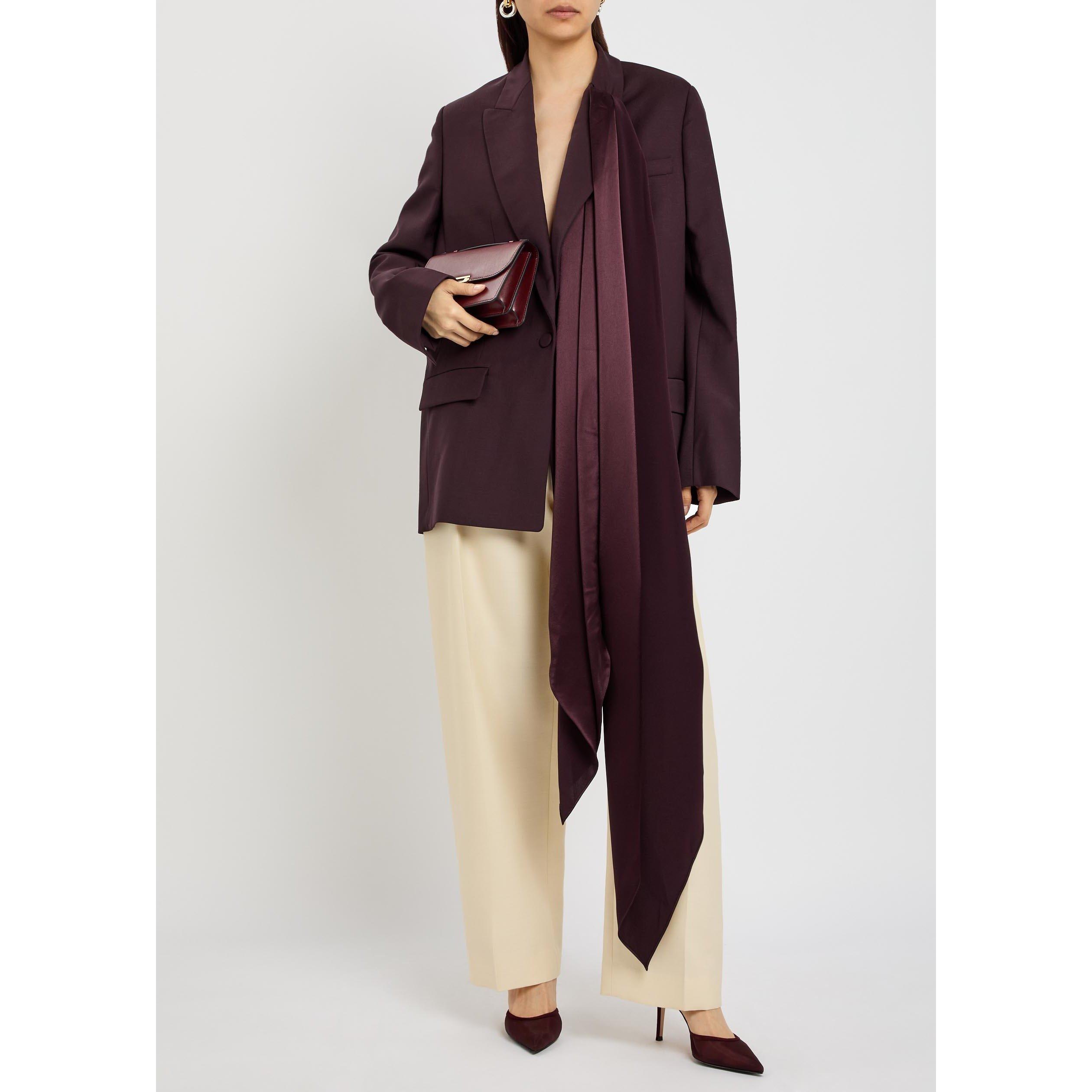 BURGUNDY - Roksanda Ilincic - ISABEL JACKET - 5