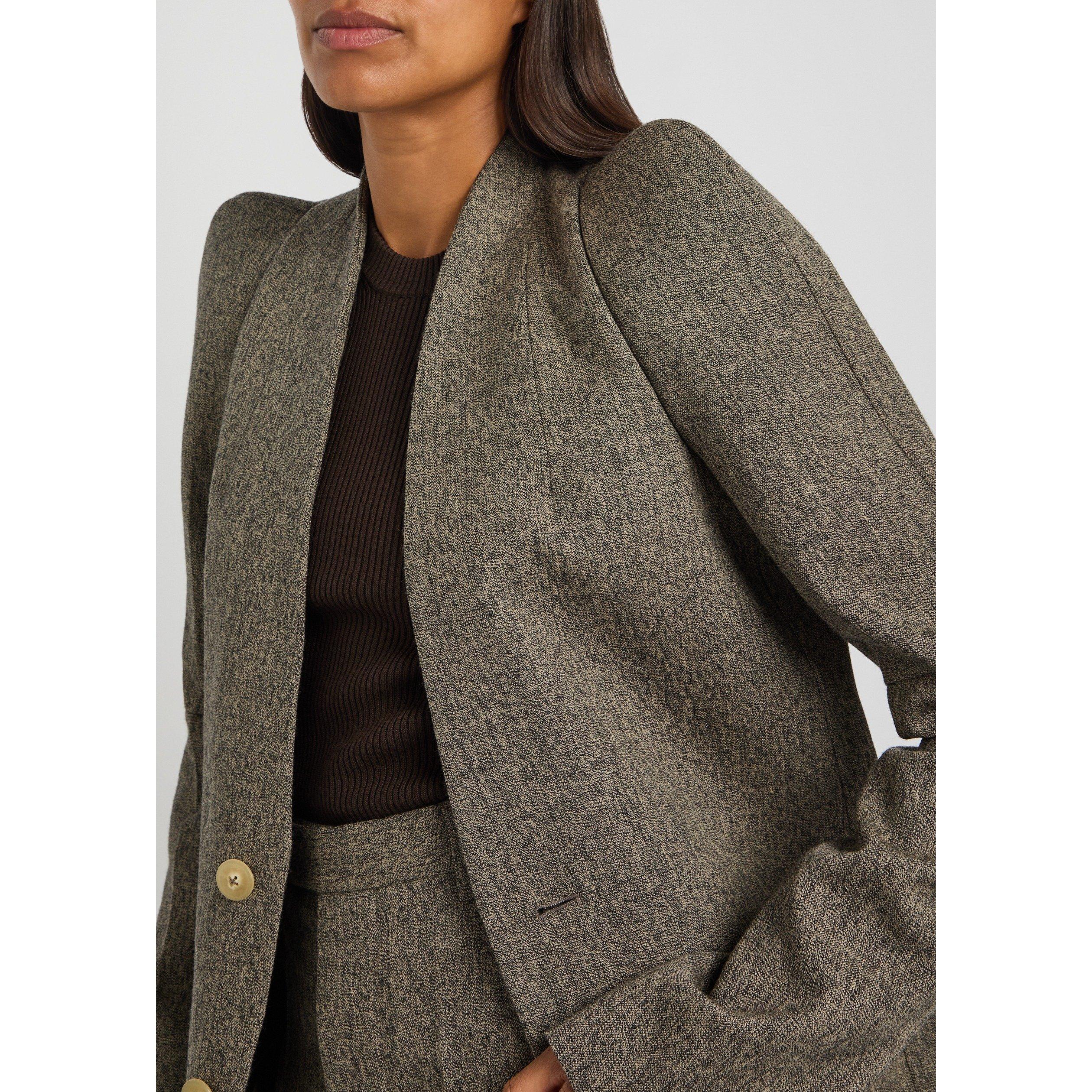 BLACK OTHER - Rick Owens - Women's Metro Wool Blazer - 4