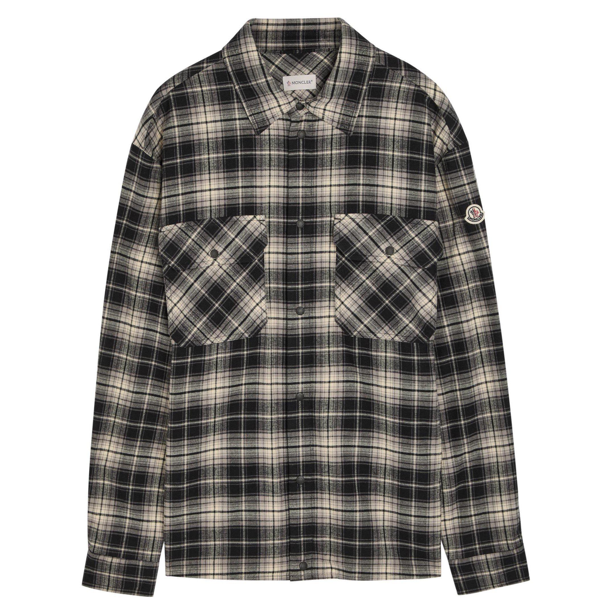 NAVY AND OTHER - Moncler - MON CHECK SHIRT LS KL