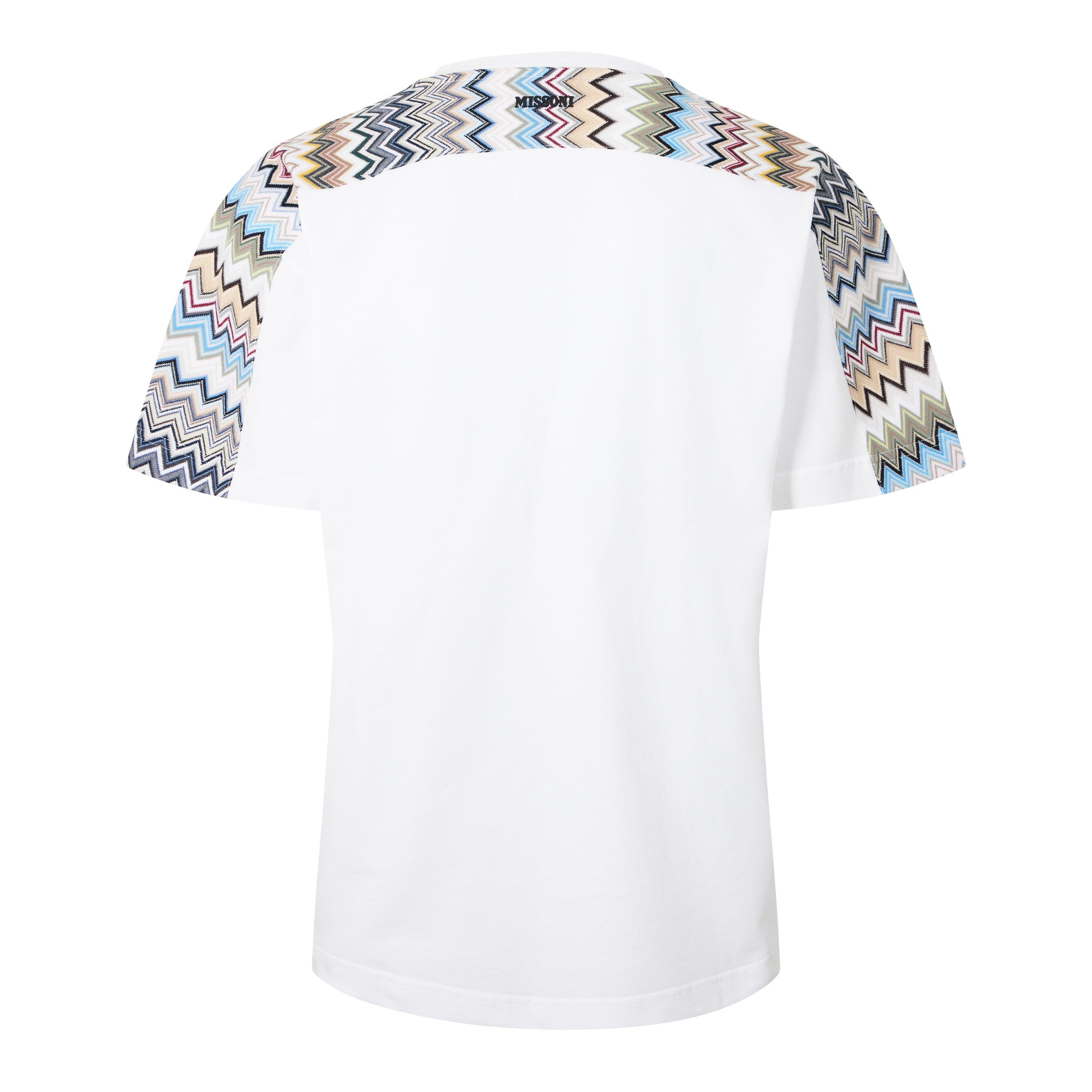 WHT MUL - Missoni - Men's Zigzag Jacquard Regular Fit T-Shirt - 7