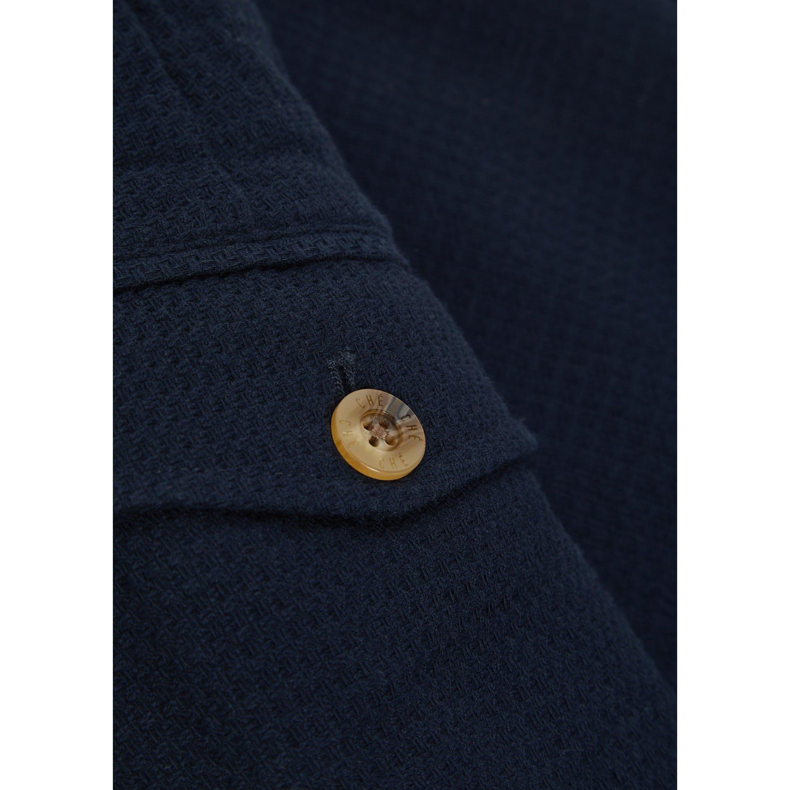 NAVY - Che - Men's Pickett Cotton Tailored Shorts - 4