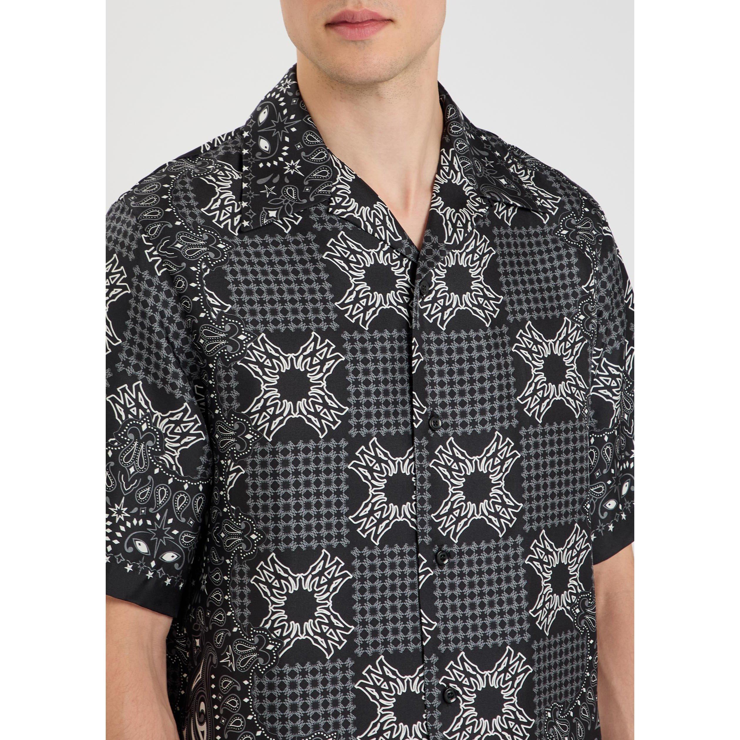 BLACK - Amiri - AMIRI CHECK CAMP SHIRT - 4