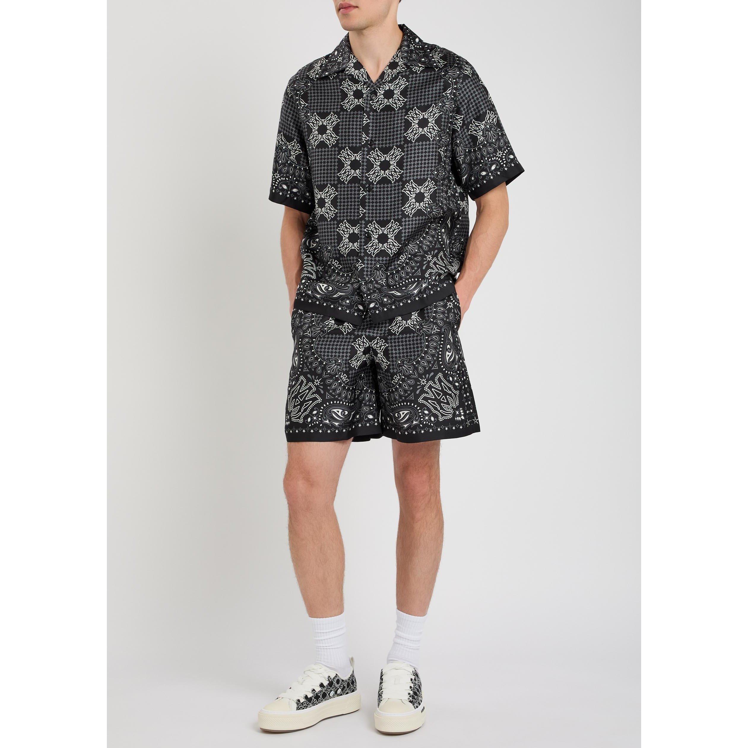 BLACK - Amiri - AMIRI CHECK CAMP SHIRT - 5