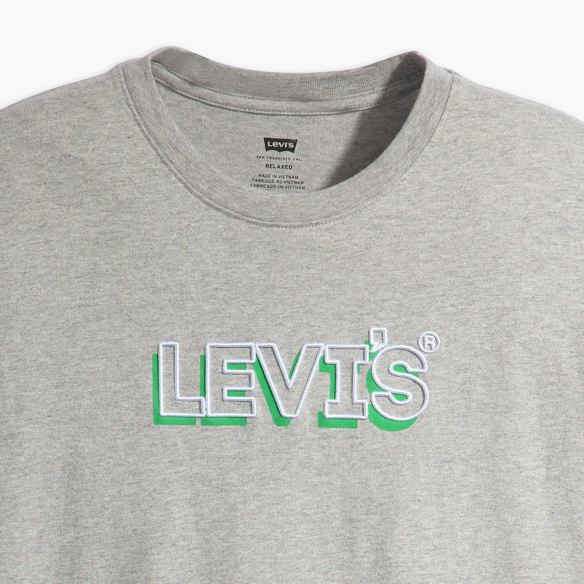 Grigio medio - Levis - Emblem Headline T Shirt - 3