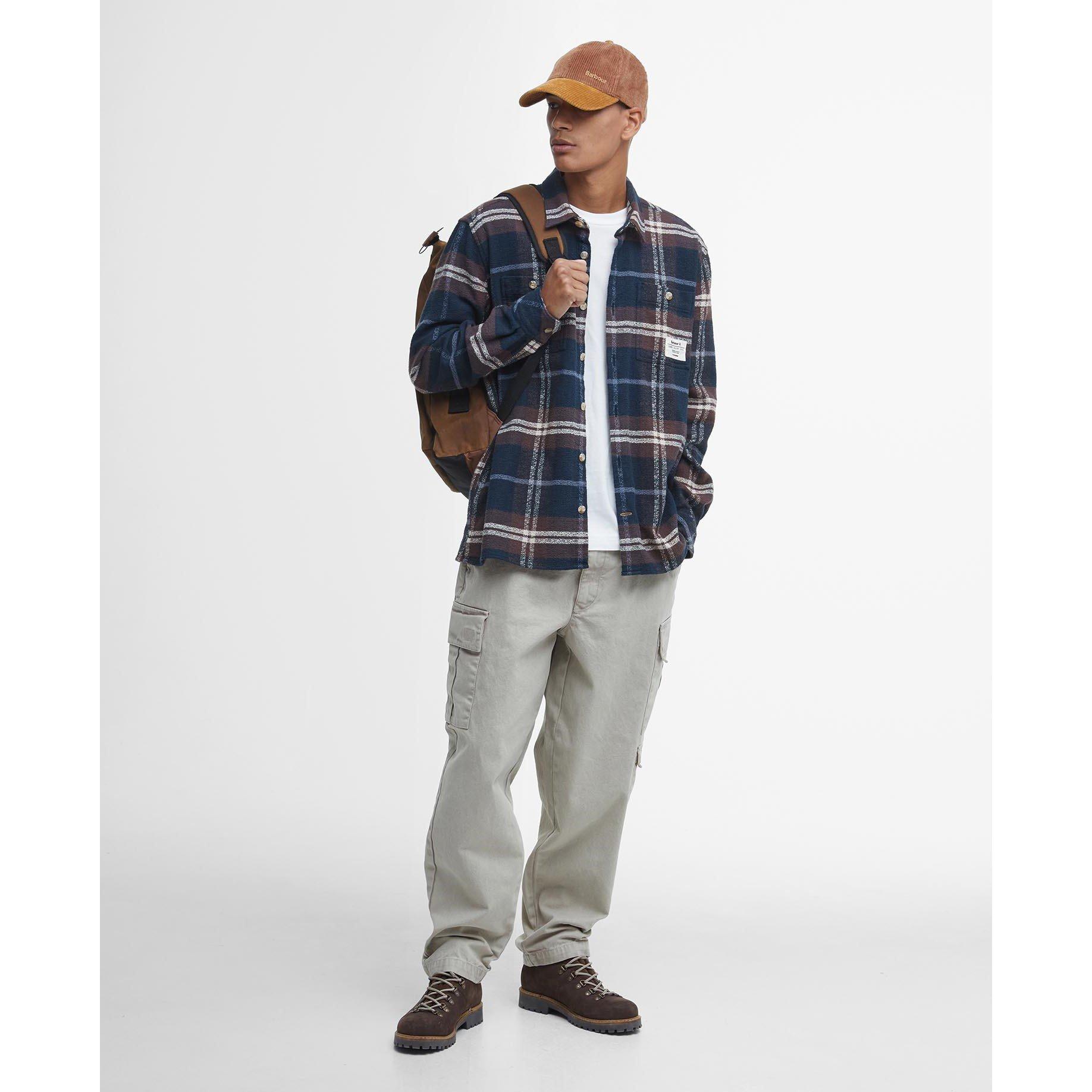 Navy NY91 - Barbour - Coldfall Relaxed Long-Sleeved Shirt - 2