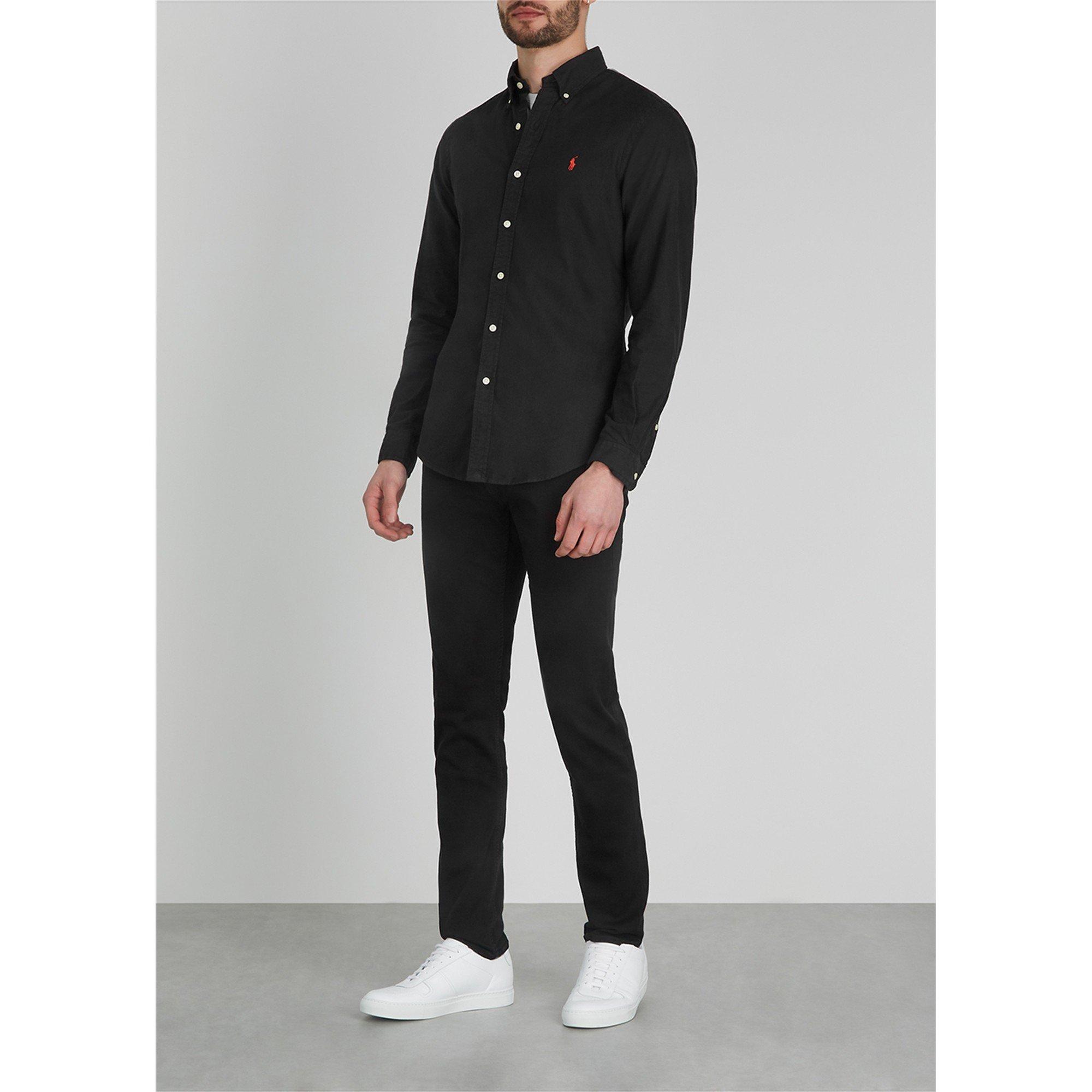 BLACK - Polo Ralph Lauren - PRL SHIRT STRTCH POPLIN CUSTOM - 5