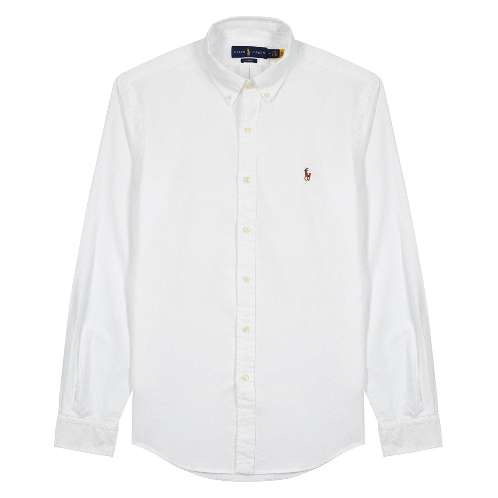 WHITE - Polo Ralph Lauren - PRL SHIRT OXFORD SLIM BD