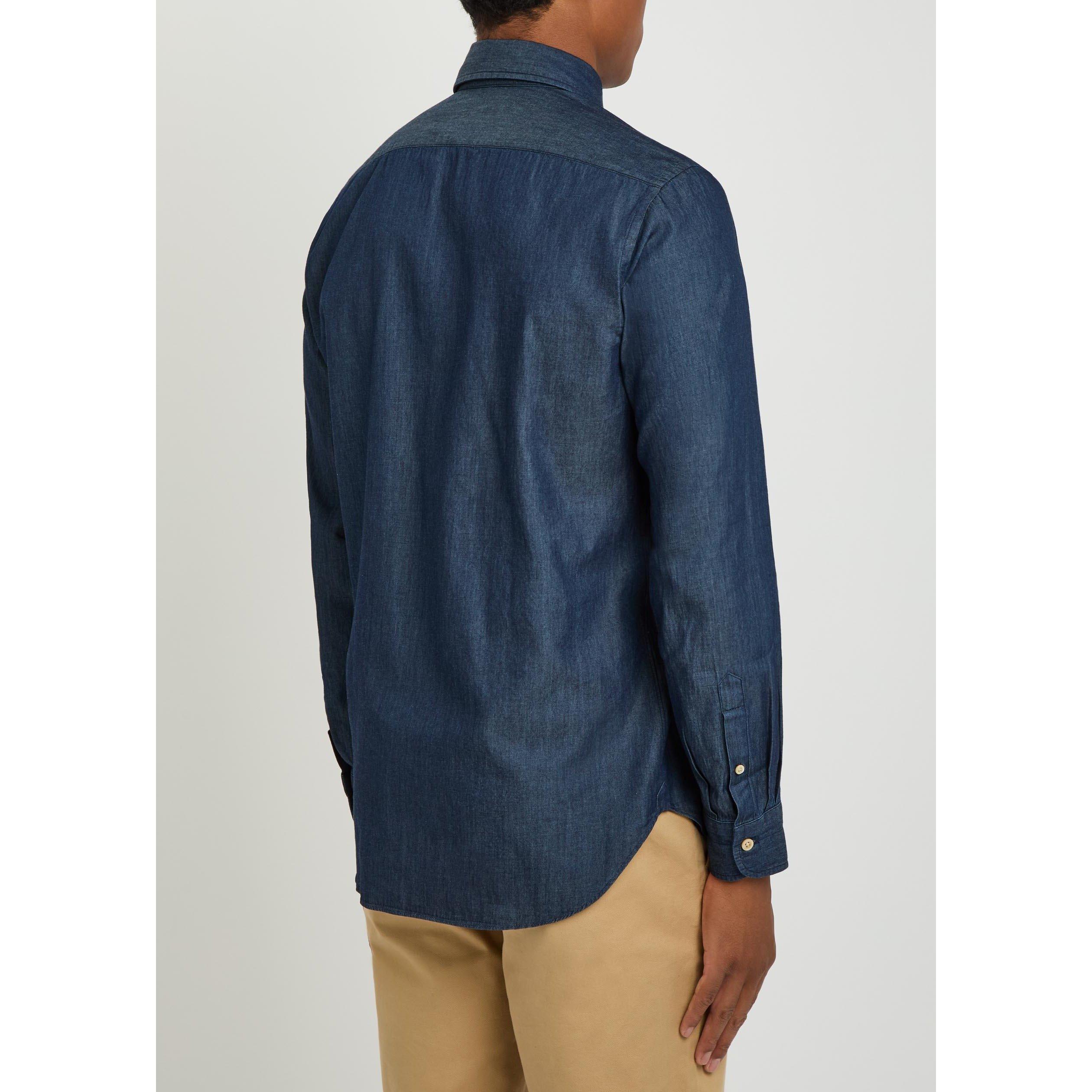 INDIGO - Boglioli - BOGLIOLI WSTRN SHIRT LS - 3