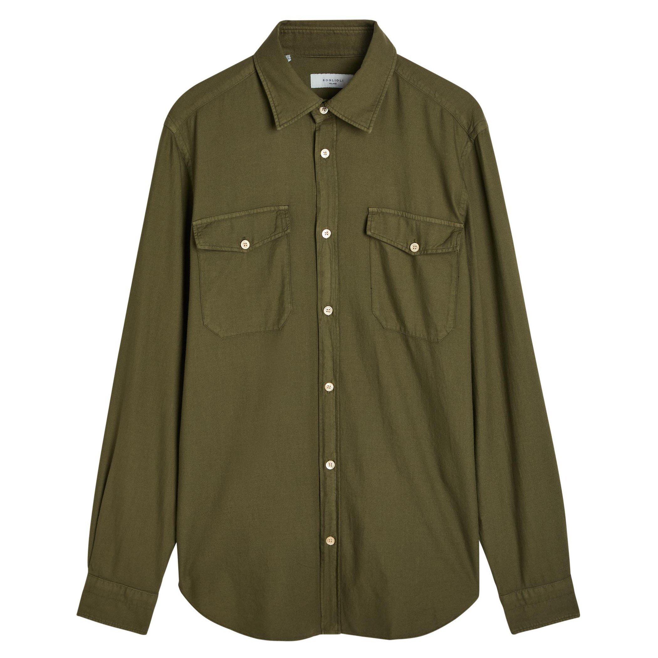 OLIVE - Boglioli - BOGLIOLI WSTRN SHIRT LS - 1