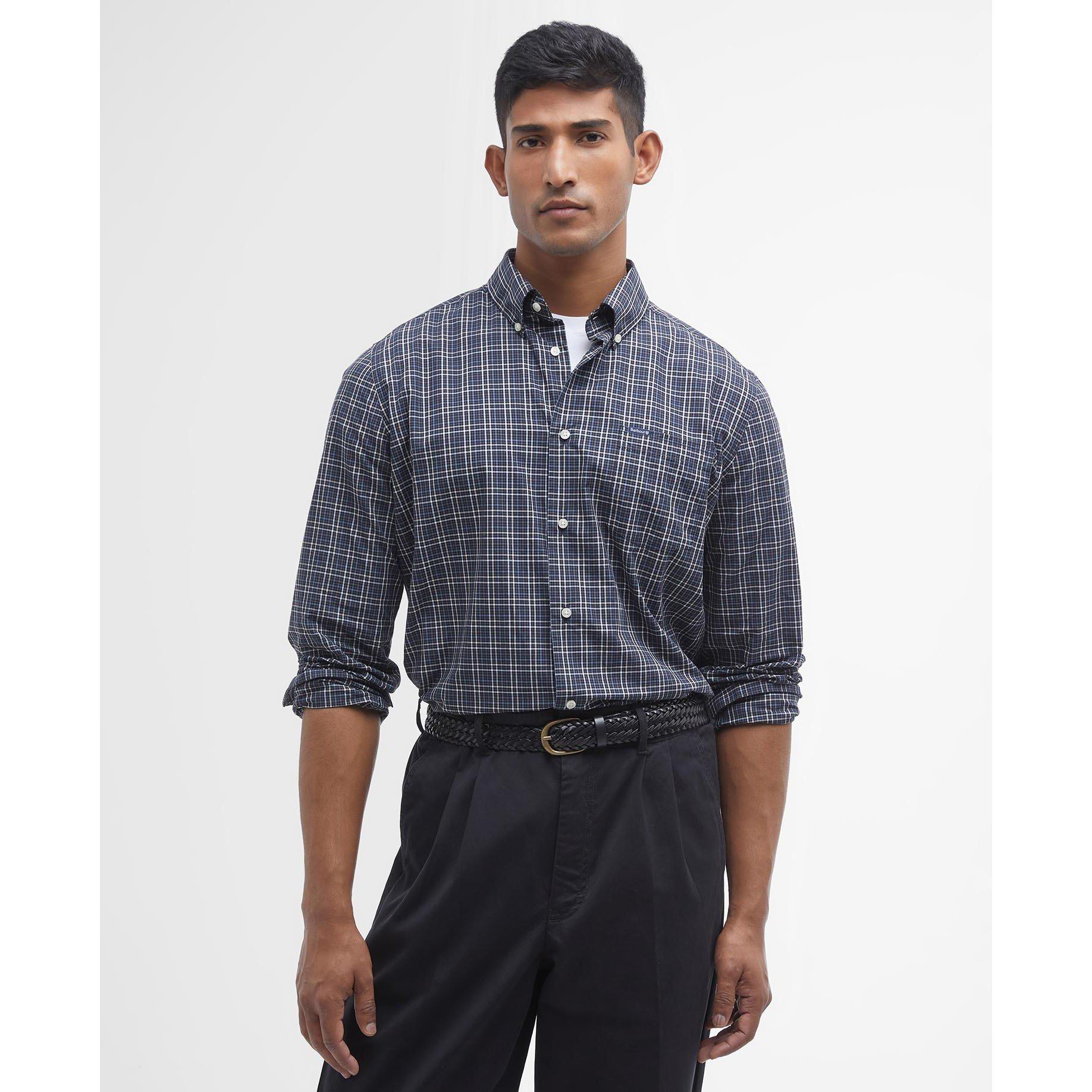 Black BK31 - Barbour - Windale Tailored Long-Sleeved Shirt - 2