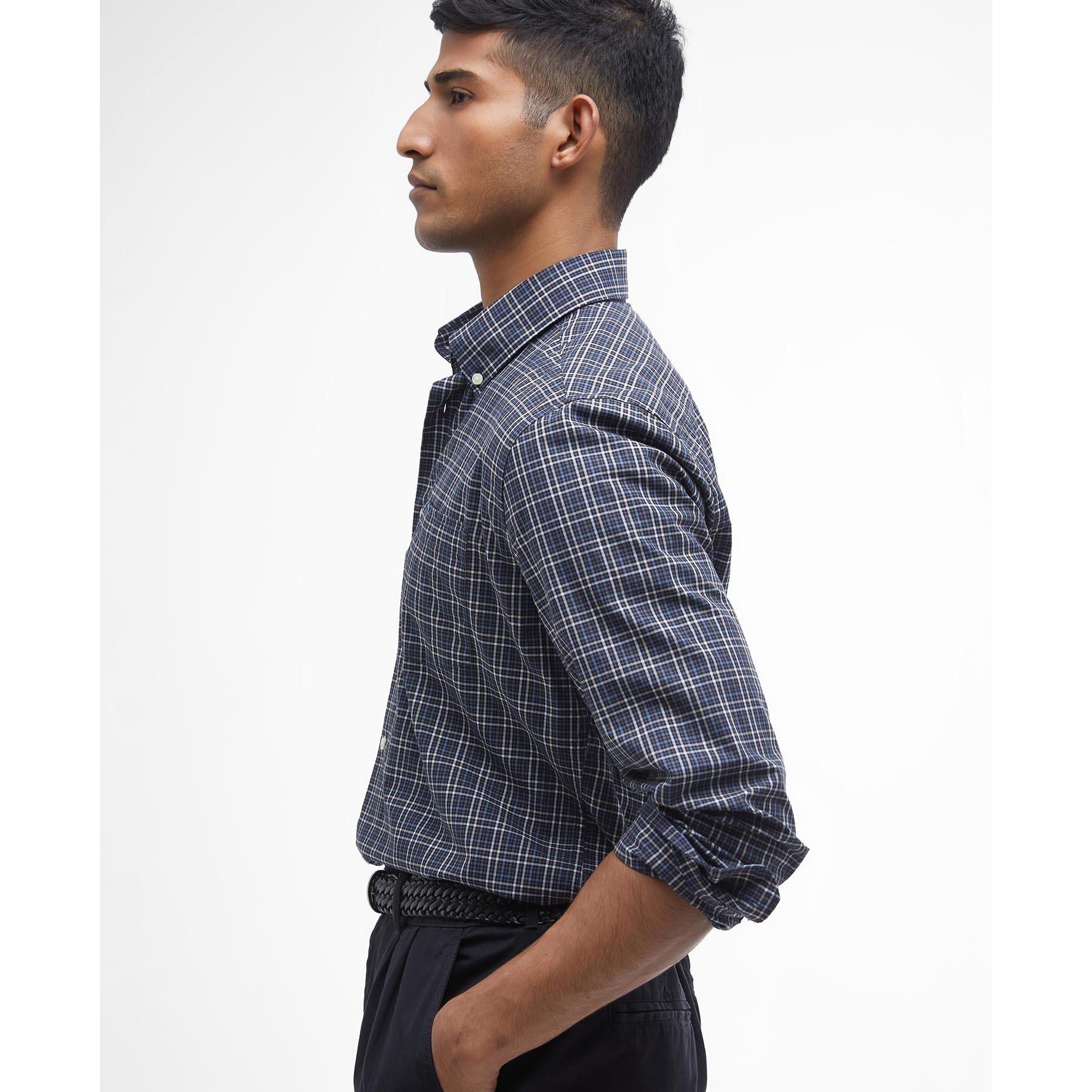 Black BK31 - Barbour - Windale Tailored Long-Sleeved Shirt - 4