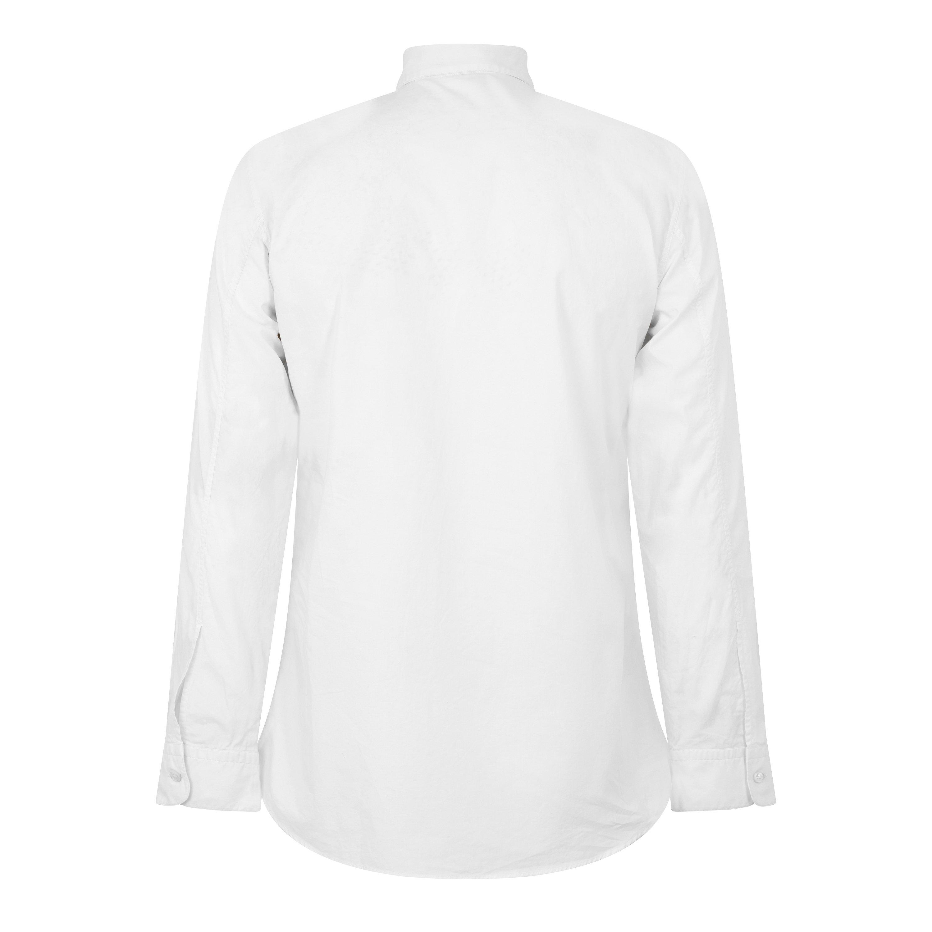WHITE AND BLACK - Alexander McQueen - AMQ SKULL LEAVES PRINT LS - 2