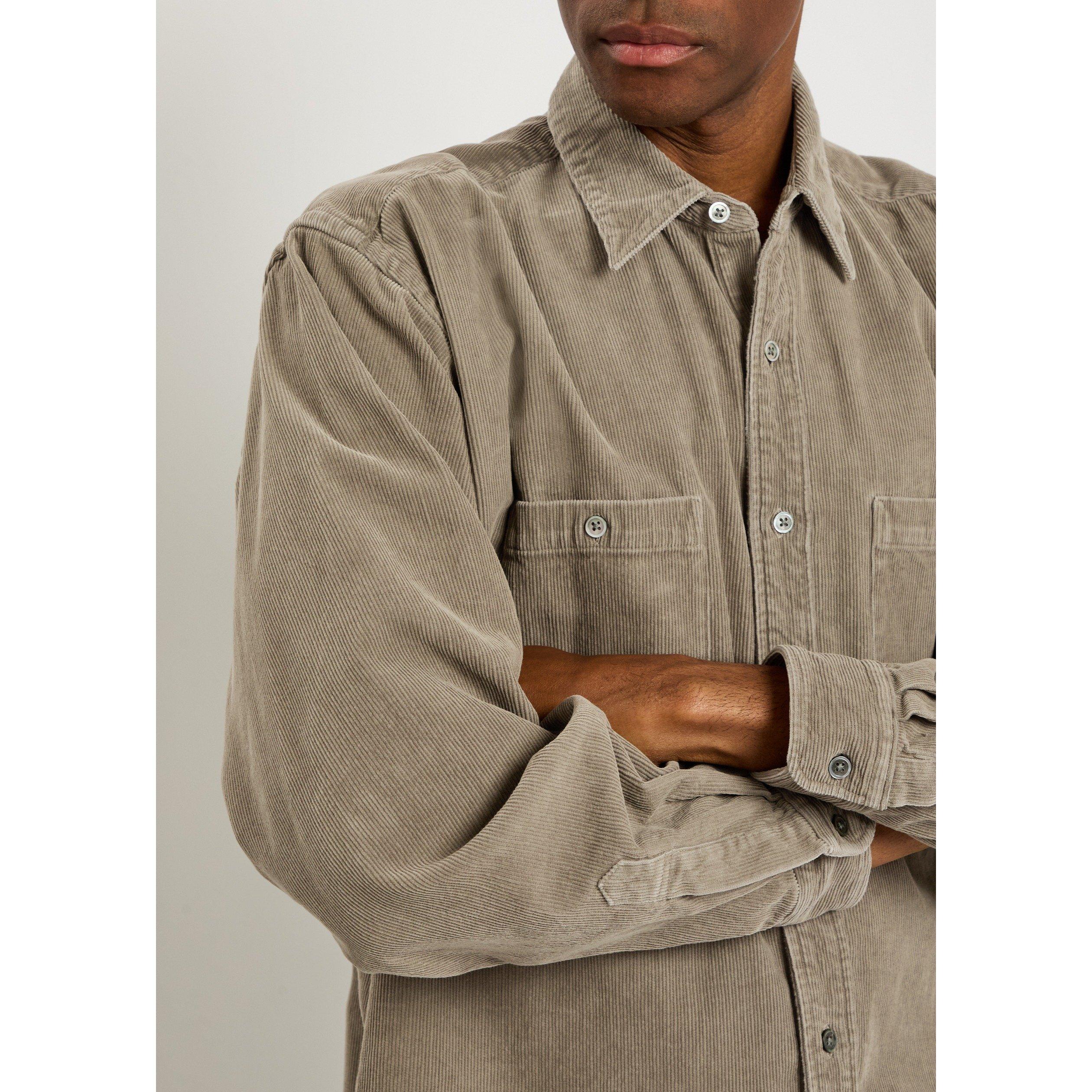 TAUPE - SSSTEIN - SSSTEIN VINTAGE CORDUROY SHIRT - 4
