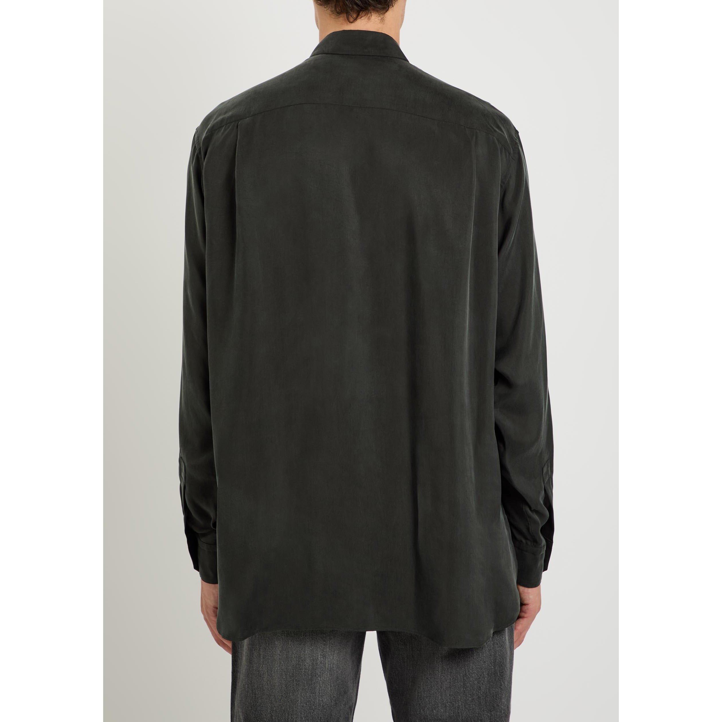 CHARCOAL - SSSTEIN - SSSTEIN CUPRO FIBRIL OVERSIZED - 3
