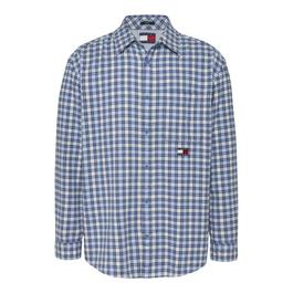 Tommy Jeans TJM BADGE FLANNEL SHIRT EXT