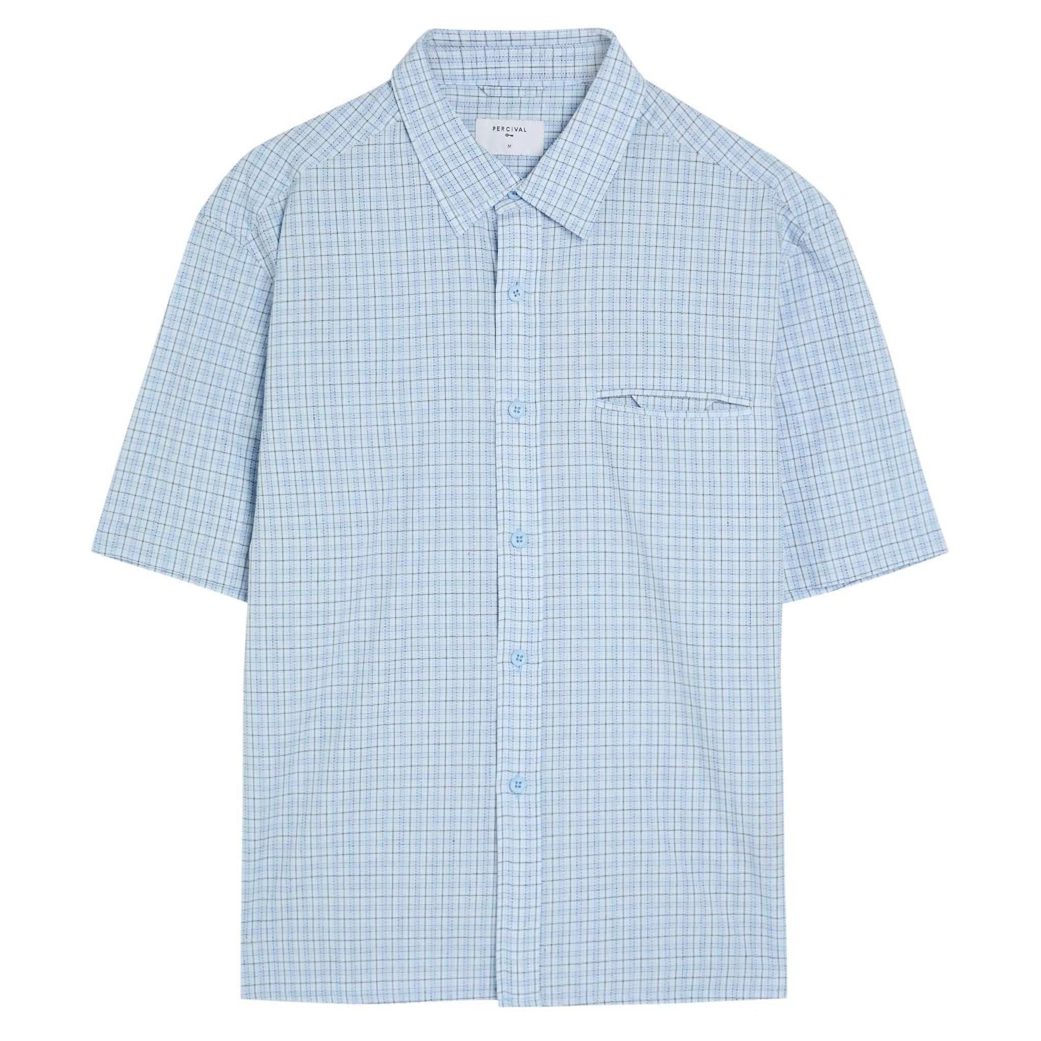 BLUE - Percival - PER BOXY SS SHIRT