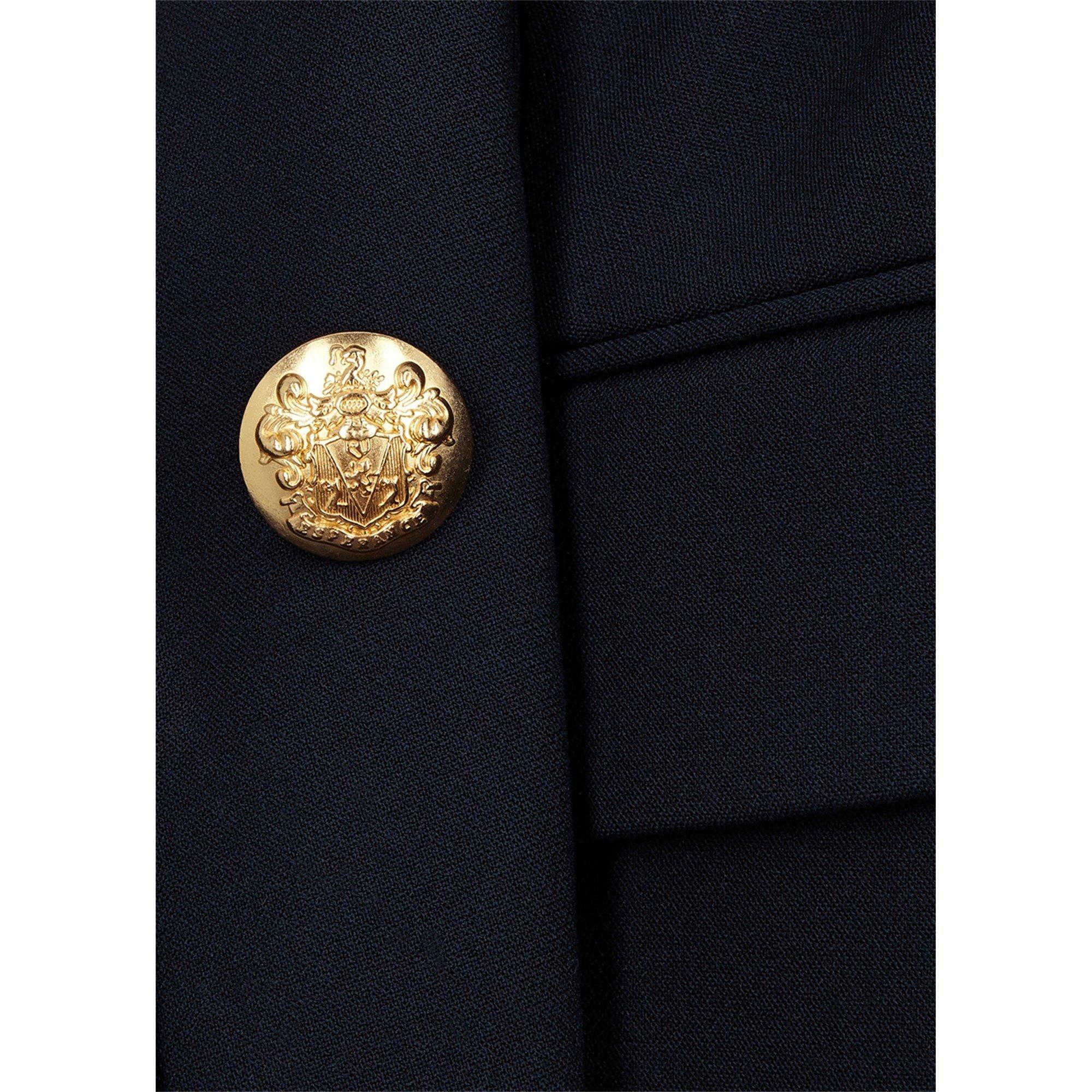 NAVY - Veronica Beard - Women's Miller Double-Breasted Dickey Blazer - 4