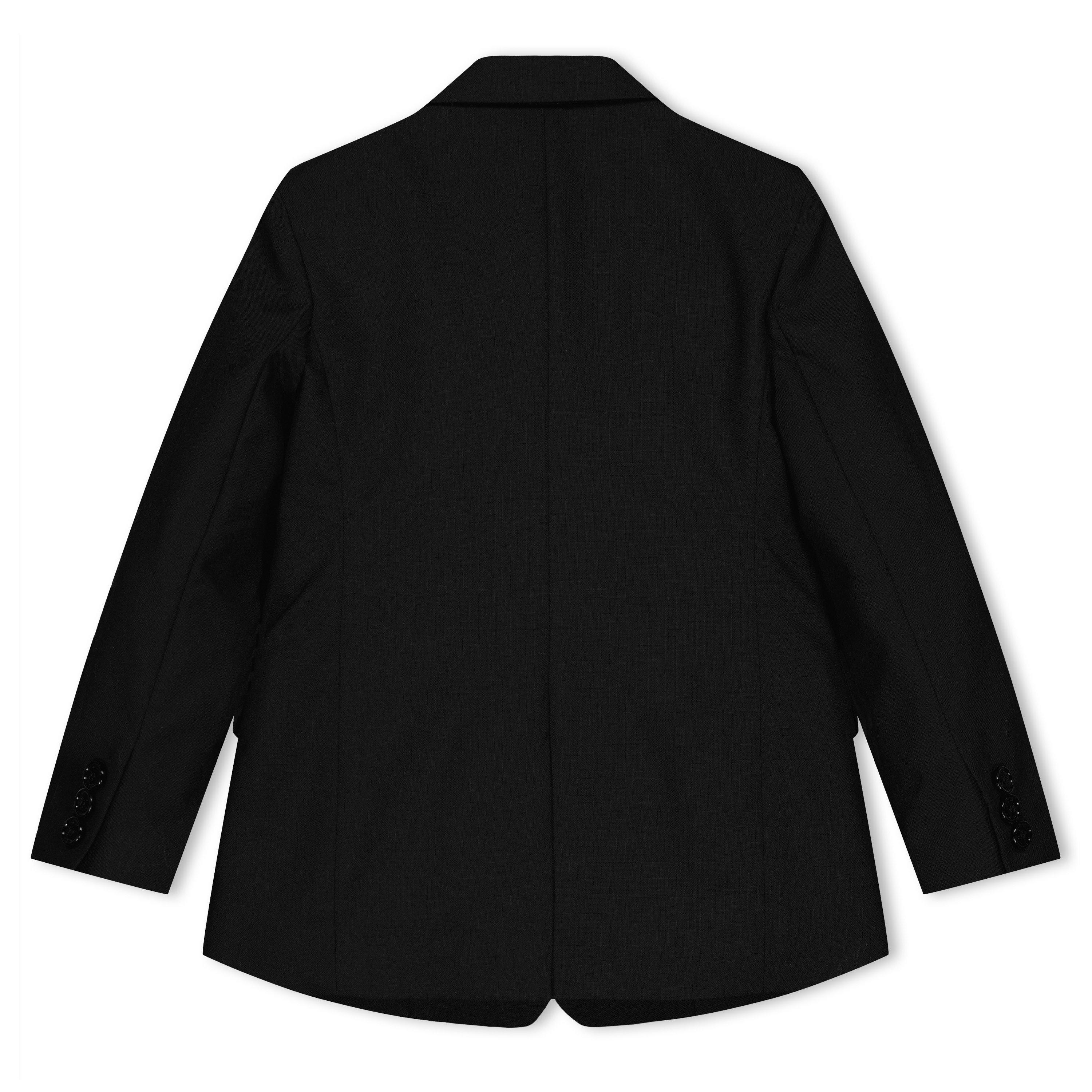 Black 11045 - Off White - Unisex Classic Jacket with Iconic Logo Embroidery - 2