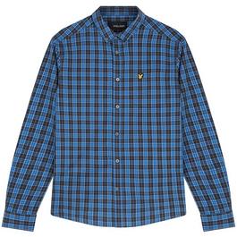 Lyle and Scott Poplin Check Shirt