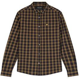 Lyle and Scott Poplin Check Shirt