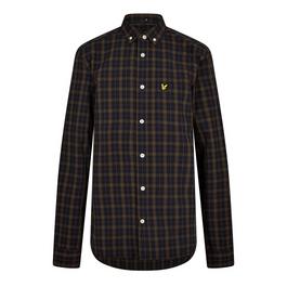 Lyle and Scott Poplin Check Shirt