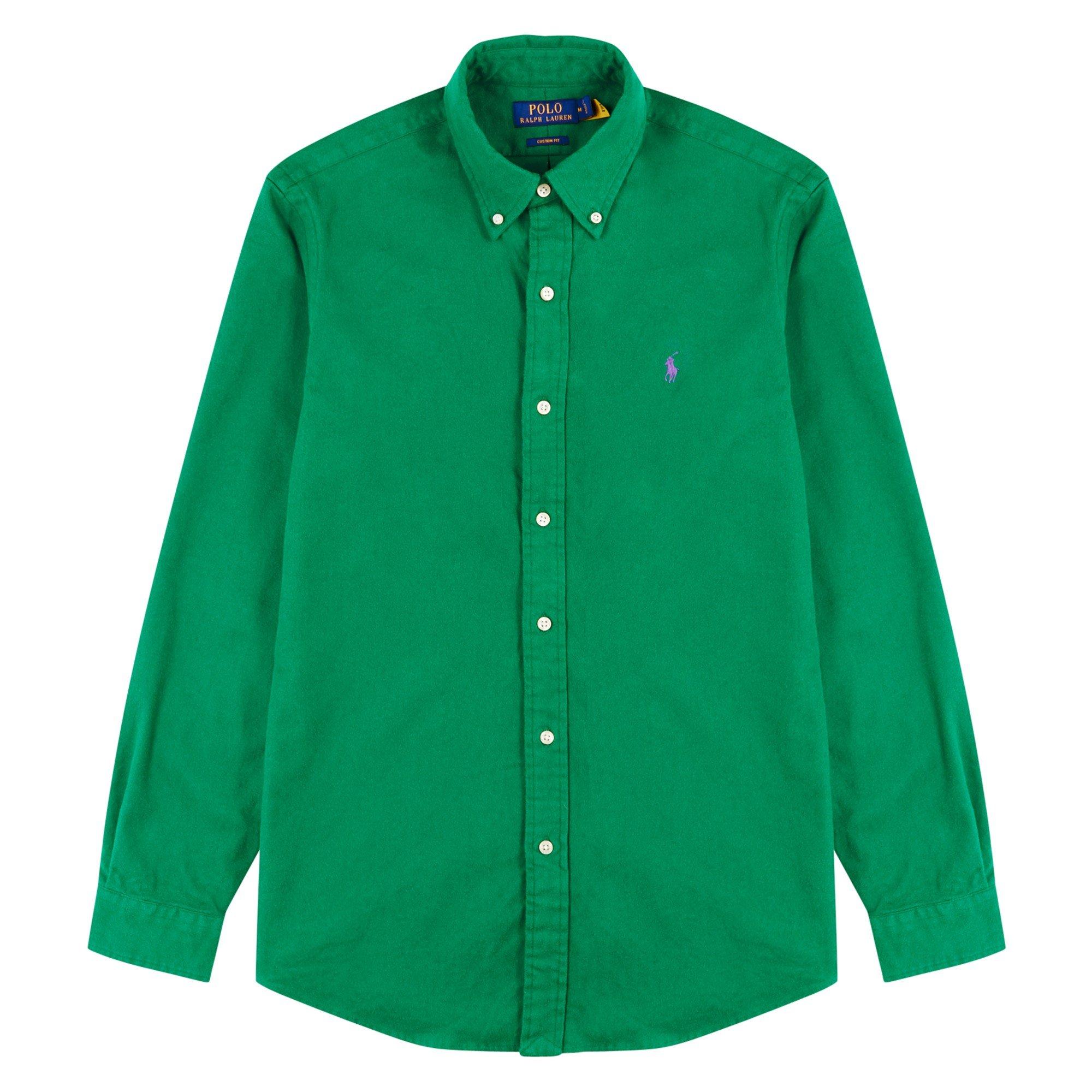GREEN - Polo Ralph Lauren - PRL SHIRT LS FLNNL SLM - 1